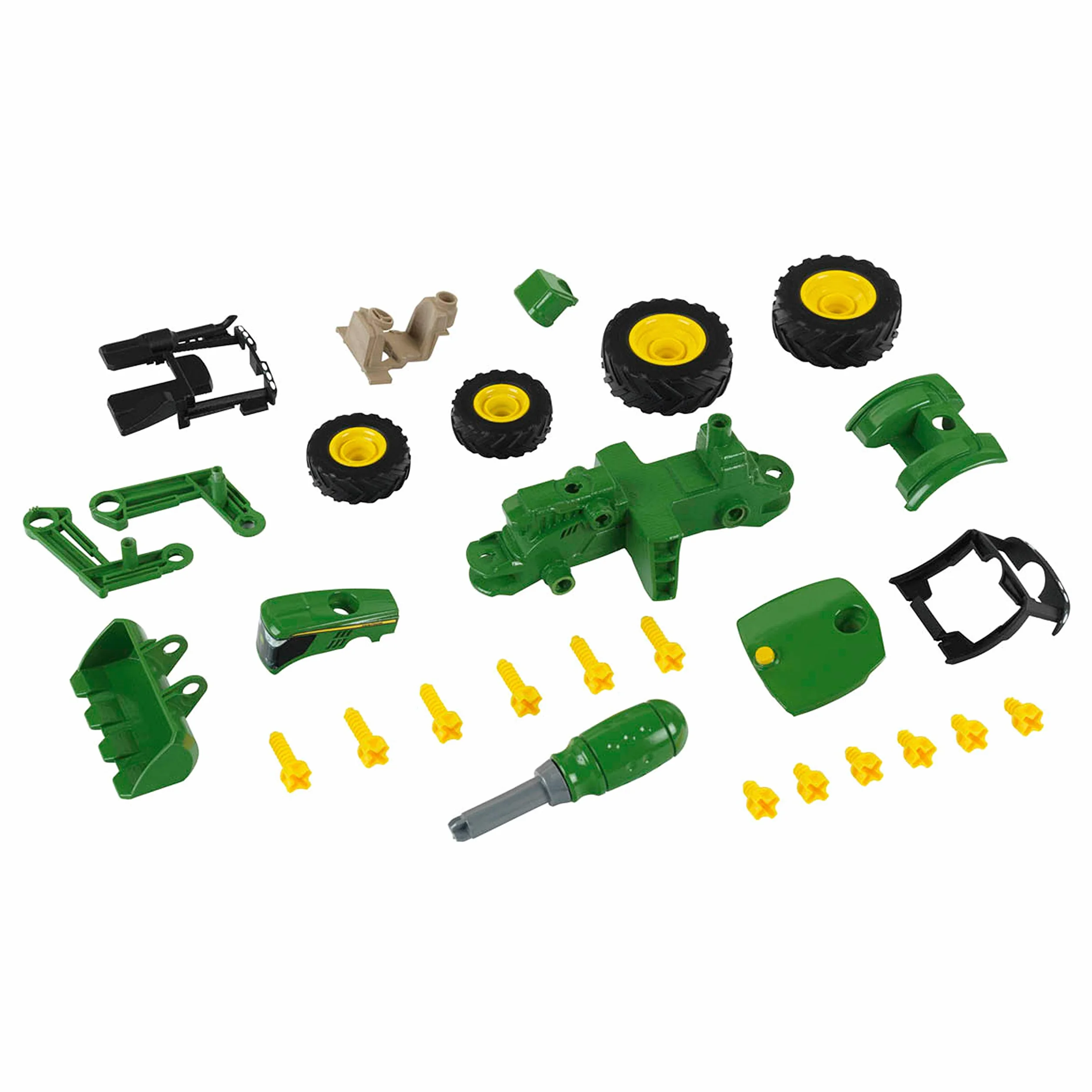 Theo Klein Traktor John Deere 3903 z ładowaczem przednim i przeciwwagą