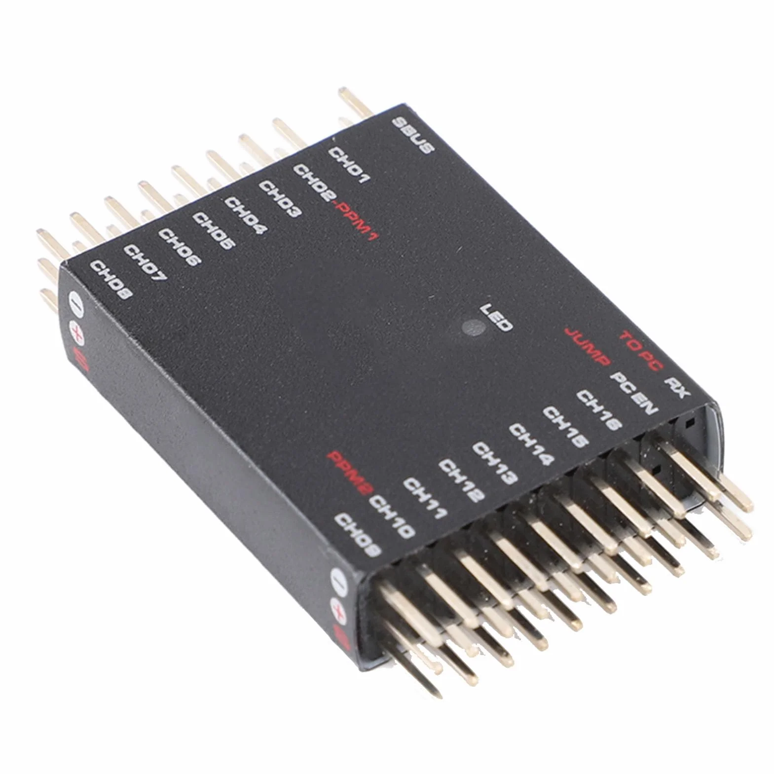 Dekoder SBUS na PWM/PPM, DIY SBUS na 16-kanałowy Konwerter PWM Dwukierunkowy Konwerter PWM Odbiornik Transwerter Sygnału dla Futaba dla Frsky dla Orange
