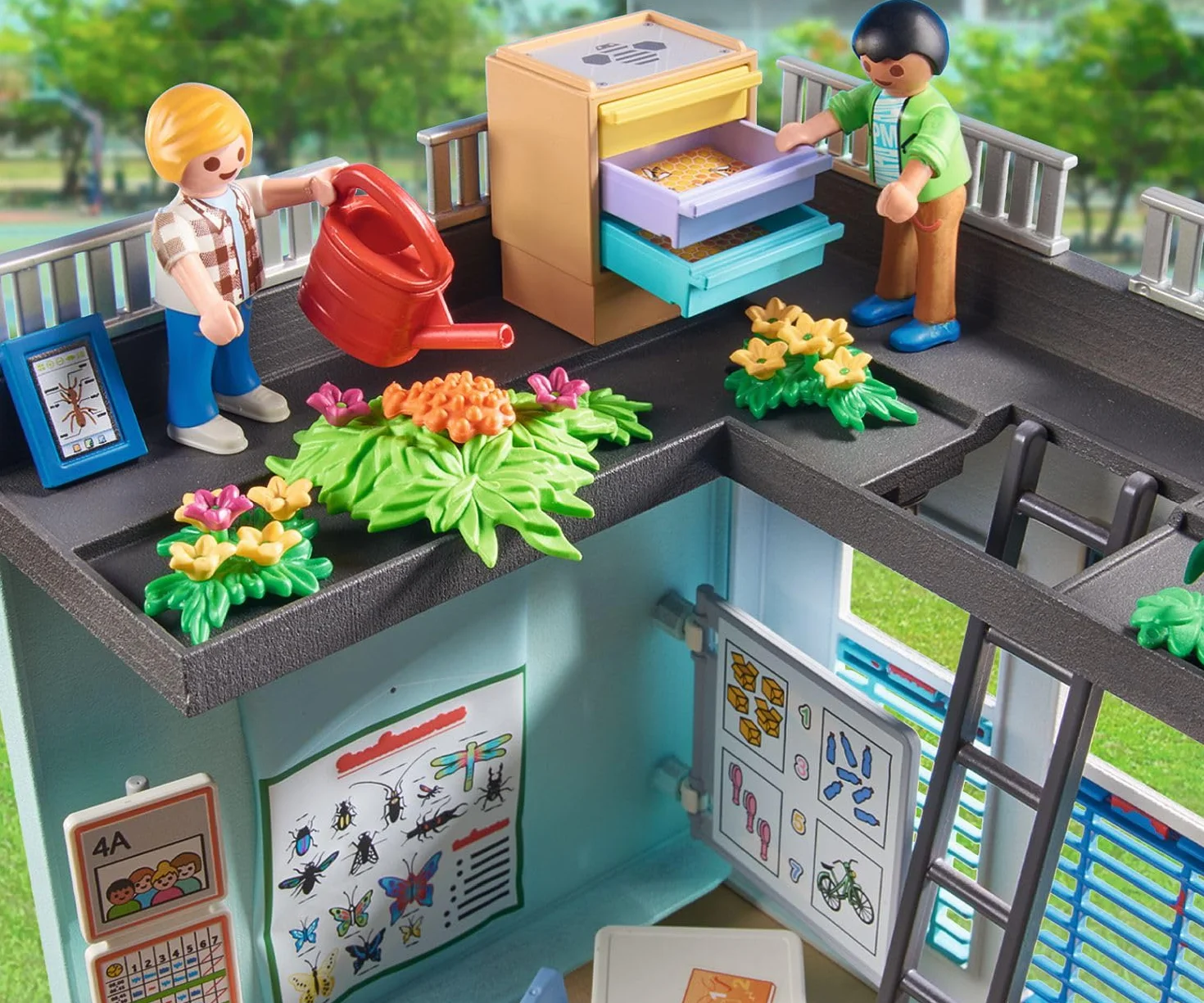 PLAYMOBIL City Life 71327 Duża Szkoła, od 4 Lat