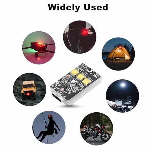 Drone DIY Strobe Light, Ultralight Drone Warning High Brightness Light Upgrade Parts do Akcesoriów MINI 3PRO