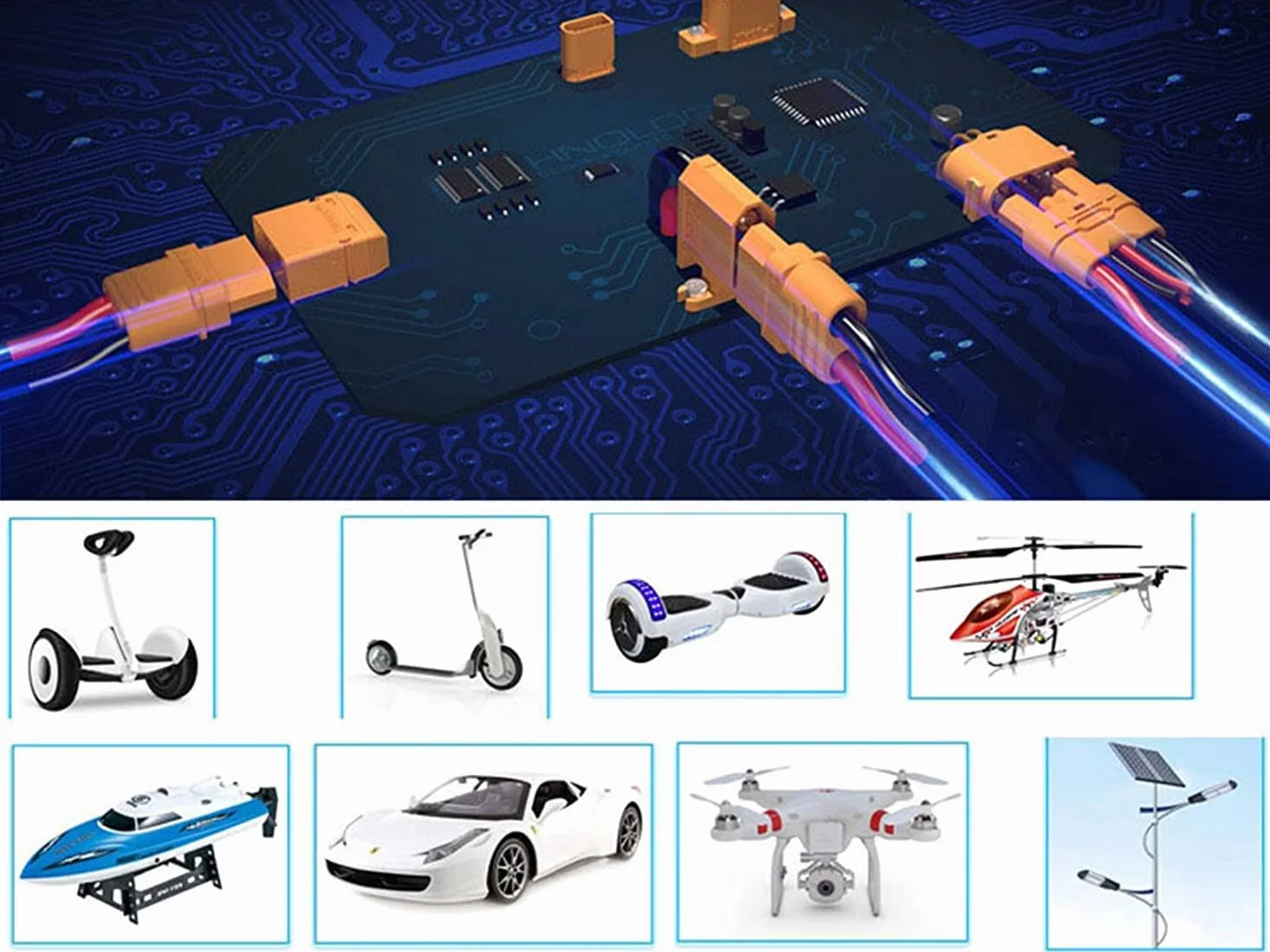 HUAZIZ 15 par XT30 Connector XT30 męski żeński wtyk wysokiego prądu do akumulatora RC Lipo
