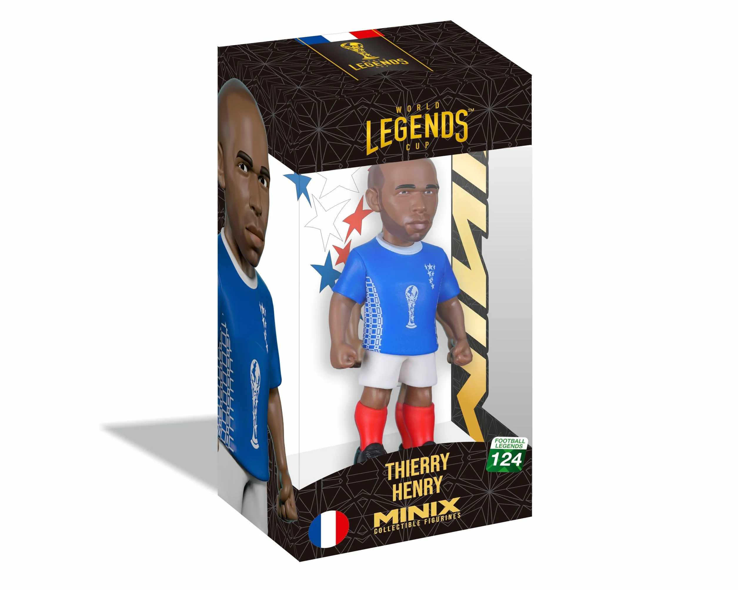 MINIX - Football Legends - Mistrzostwa Świata Legends #124 - Francja - Henry - Figurka kolekcjonerska 12 cm