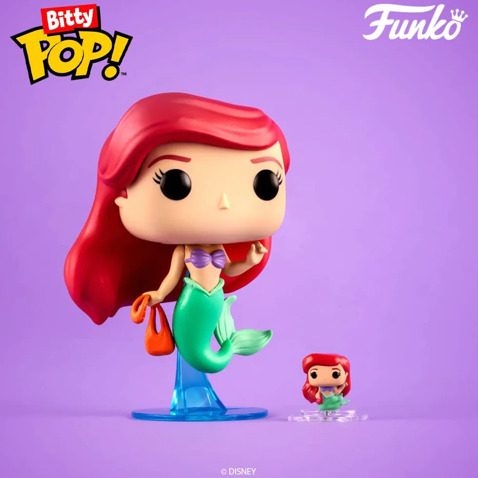 Funko Bitty Pop! Disney Princess - Roszpunka, Merida, Moana i tajemnicza mini-Figurynka z niespodzianką - 2,2 cm do kolekcjonowania - półka do układania w stos w zestawie - pomysł na prezent,