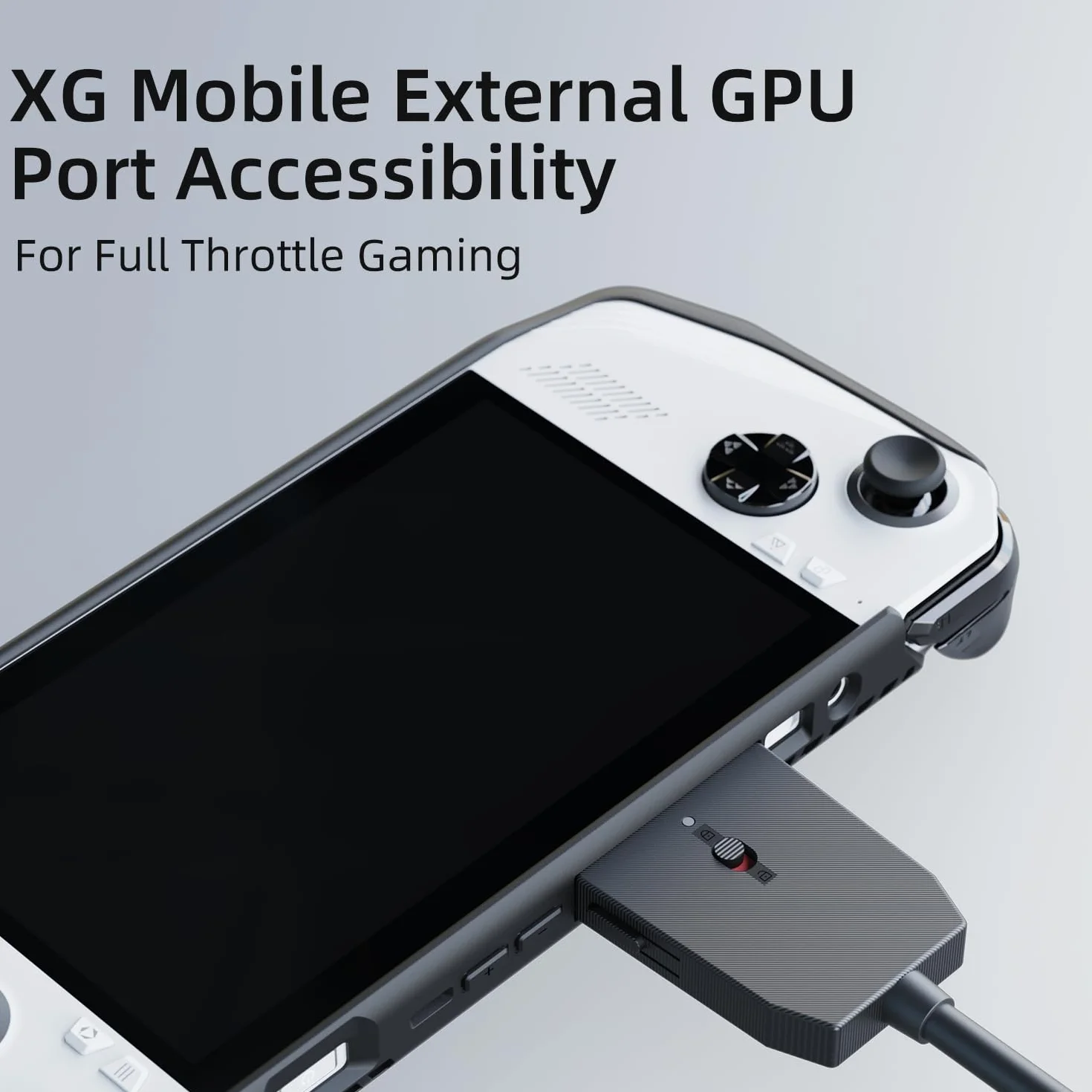 Skull & Co. GripCase Ally for ROG Ally: A Soft Protective Case with Textured Grips Full Protection and Stand, Absorption Non-Slip and Anti-Scratch Cover Design - Frosted Clear
