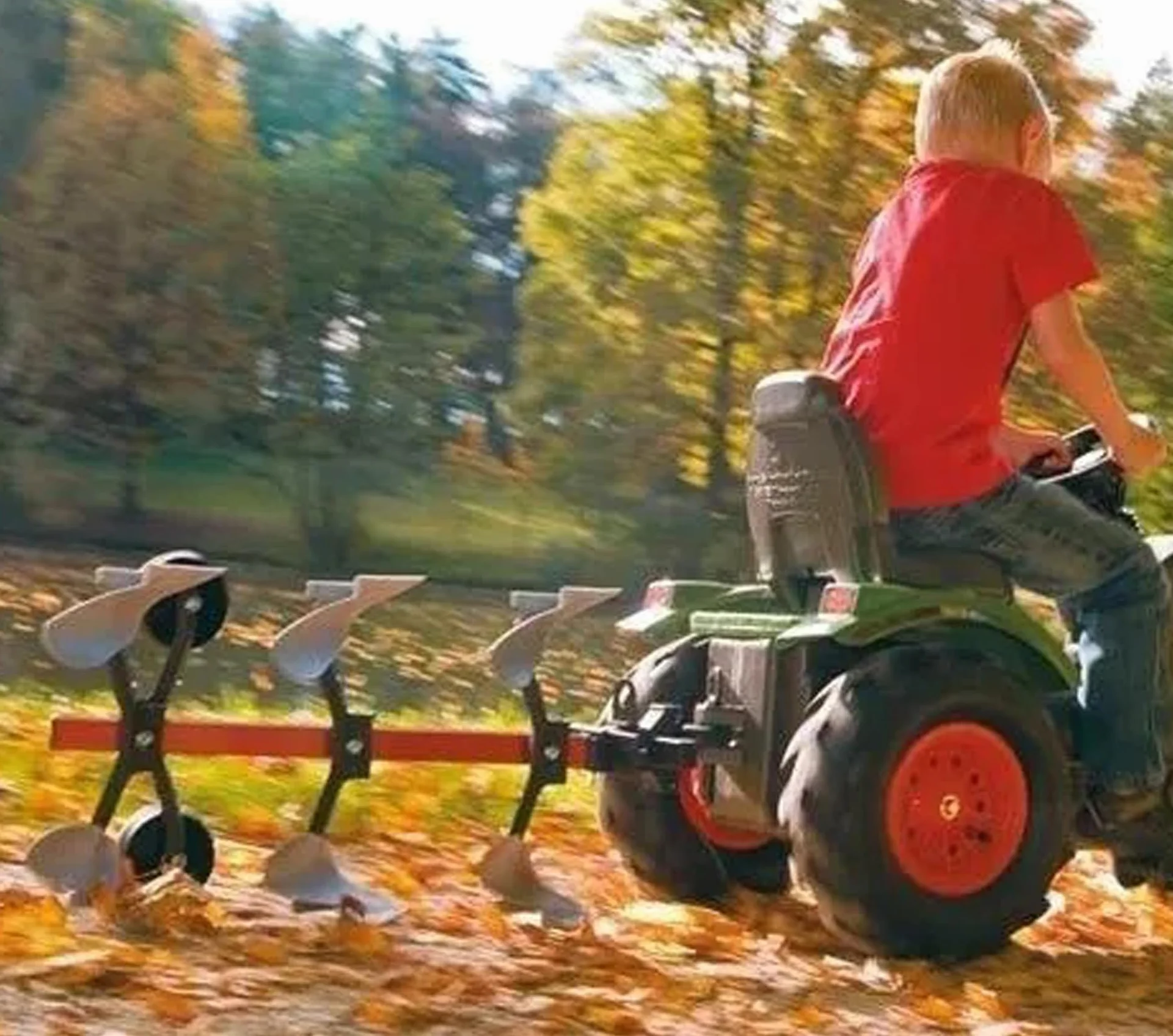 Rolly Toys | Rollscraper | Duży, wytrzymały, trójbruzdowy pług do ciągników | 123865