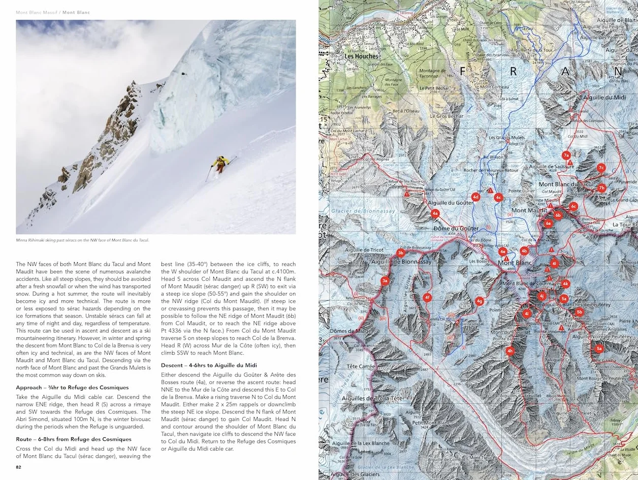 THE 4000M PEAKS OF THE ALPS VOLUME 1 : WEST: Selected Alpine Climbs & Ski Mountineering Routes