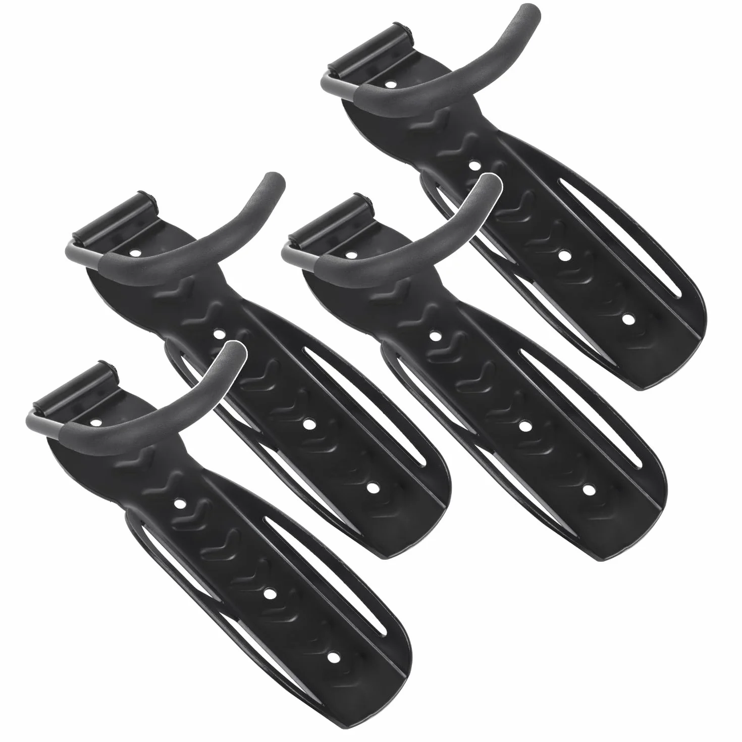 Maclean Stojak rowerowy uchwyt ścienny pionowy stalowy hak do przechowywania 61-74 cm (4)