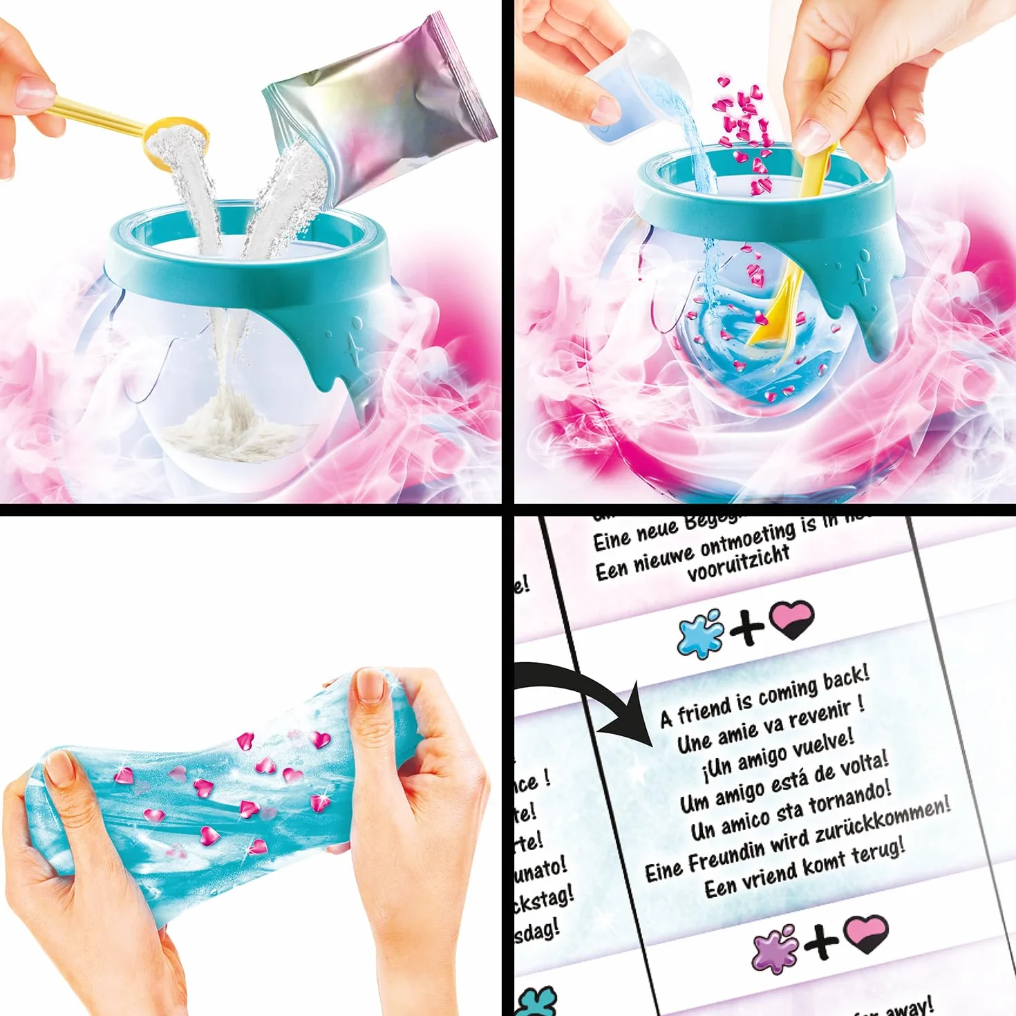 Canal Toys - Magical Slime - Moja Fabryka Magicznych Eliksirów - Kocioł Slime DIY - Od 6 lat - SSC 196, Wielokolorowy, 34 x 14 x 27,5 cm
