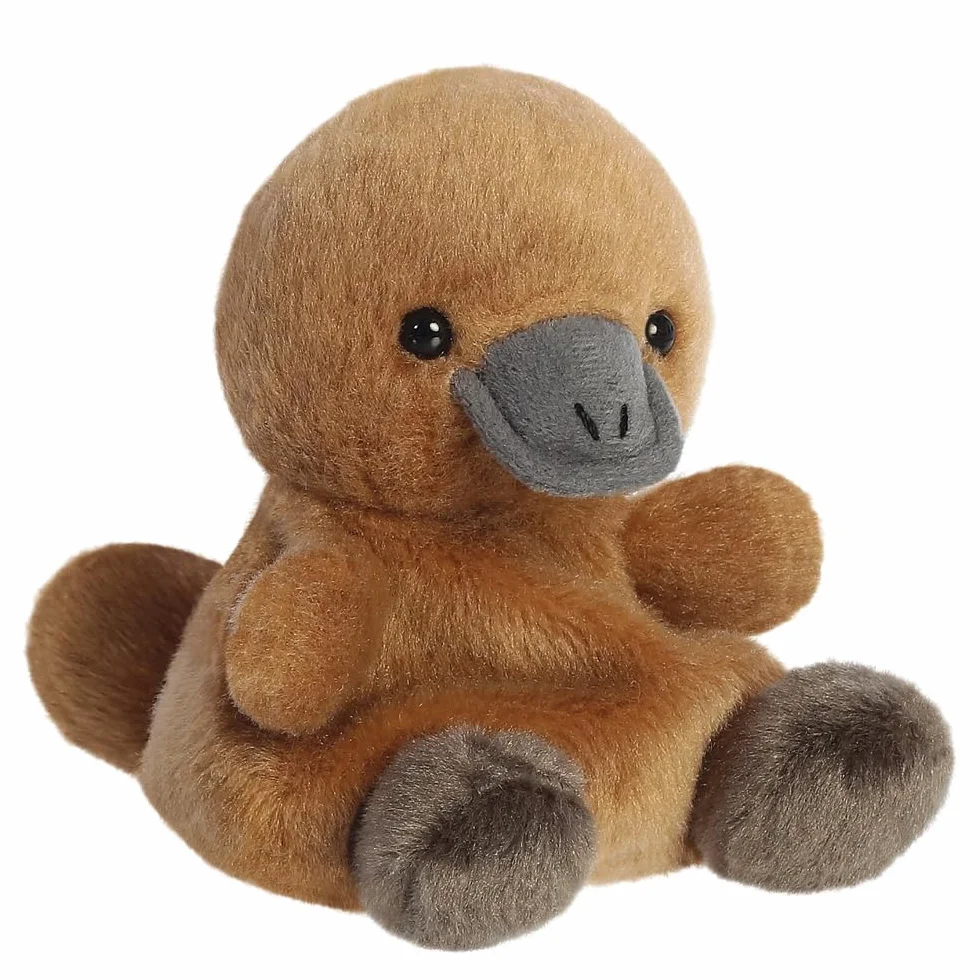 Aurora, 33678, Palm Pals Patty Platypus 5 In, Soft Toy, Brown