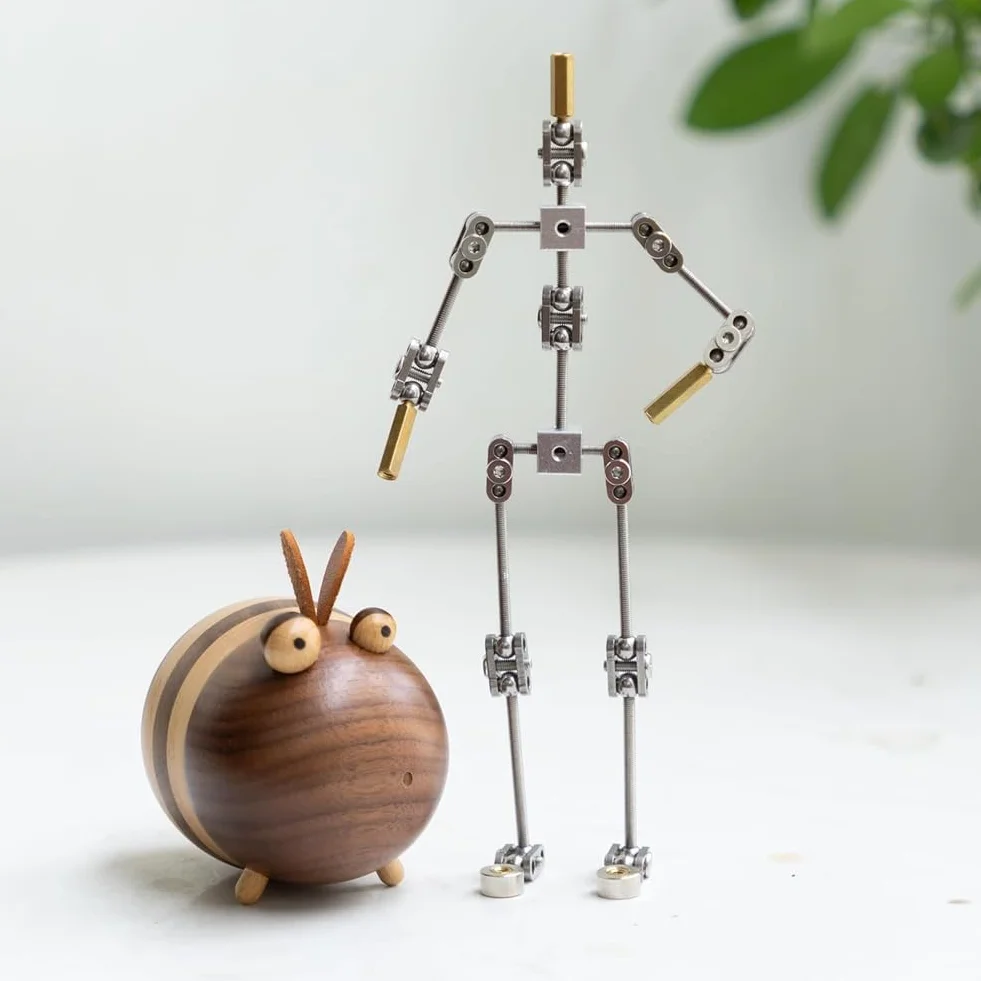 Armature Kit – szkielet lalki "zrób to " z metalu, łatwy montaż, animowane wzornictwo postaci, do animacji stop-motion