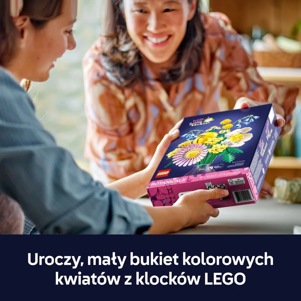 LEGO Mały słoneczny bukiet 10347 zestaw konstrukcyjny dla 9-latka sztuczne kwiaty dekoracja