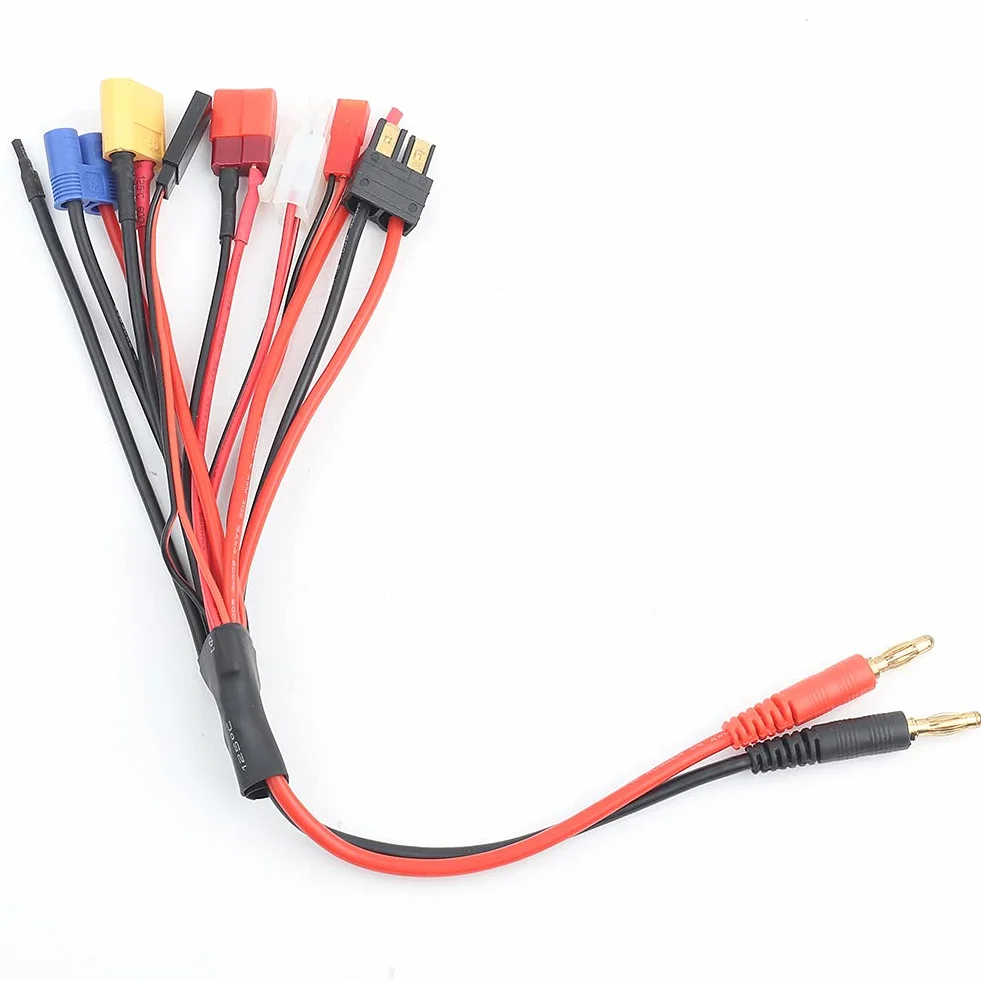 Kabel do Konwersji RC, Wielofunkcyjny Kabel do ładowarki 8 w 1 Bateria Lipo Multi Wtyczka do ładowania Konwertuj linię kablową do ładowarki IMAX B6