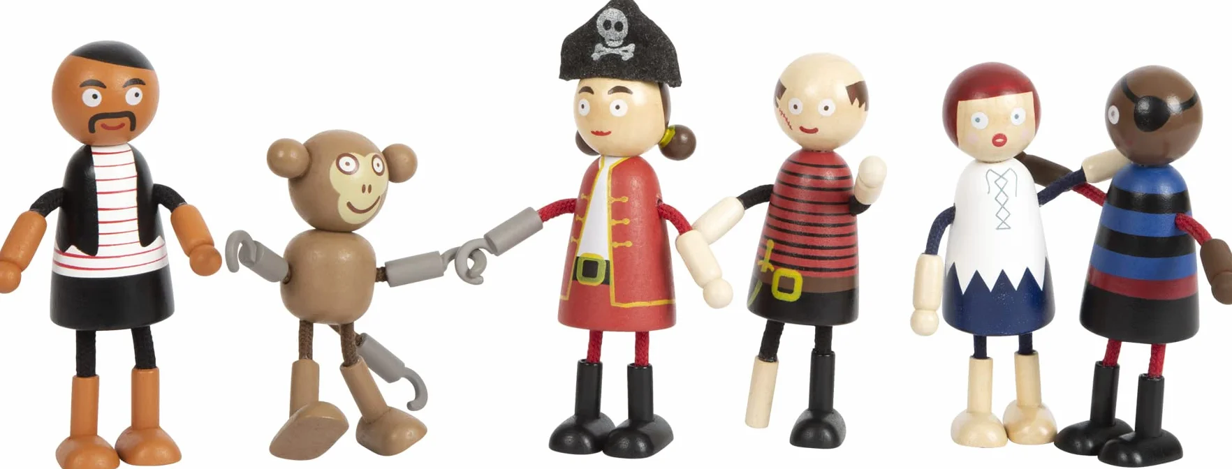 Biegepuppen Piraten Figuren