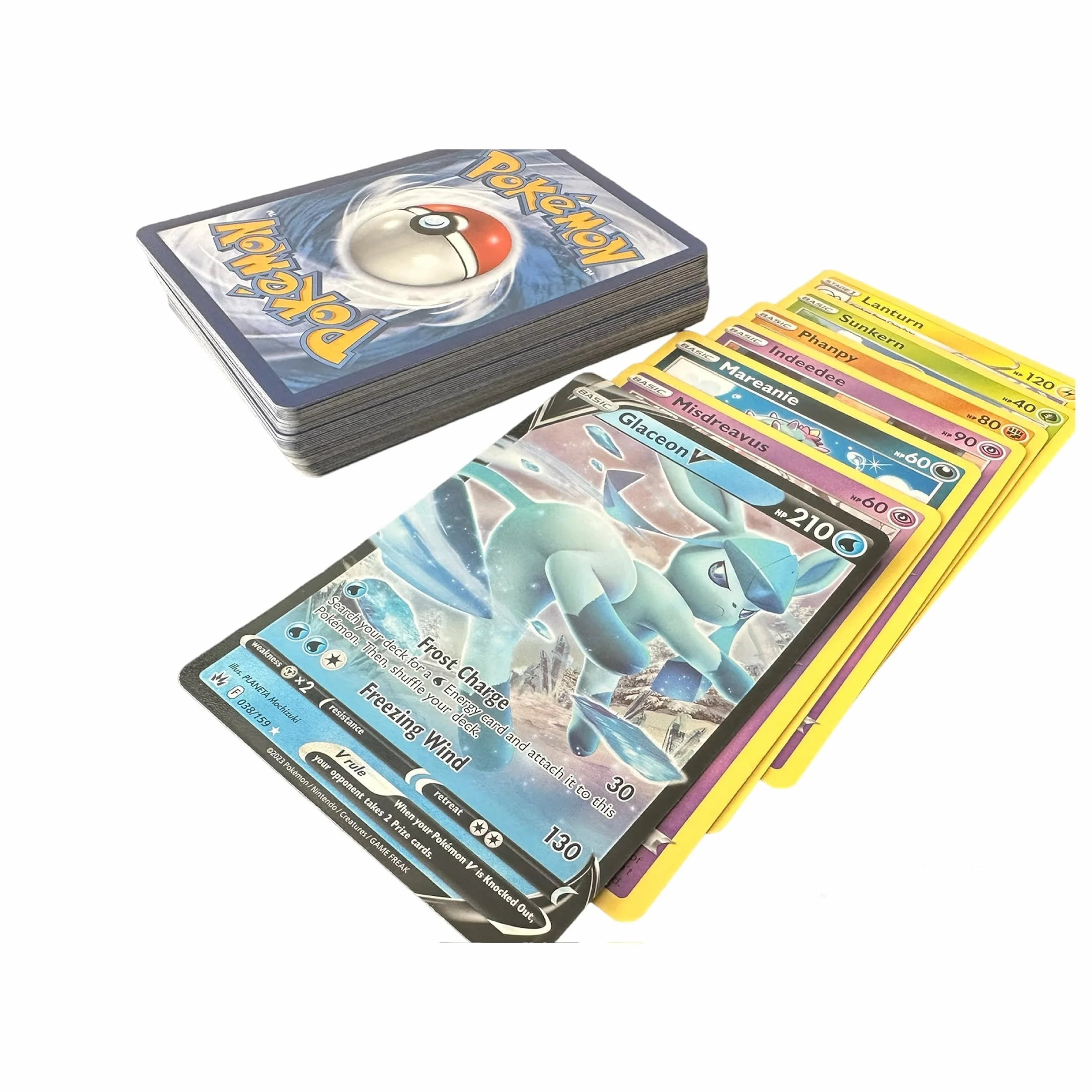Pokemon zestaw 50 różnych kart z 1 ultra rzadką kartą