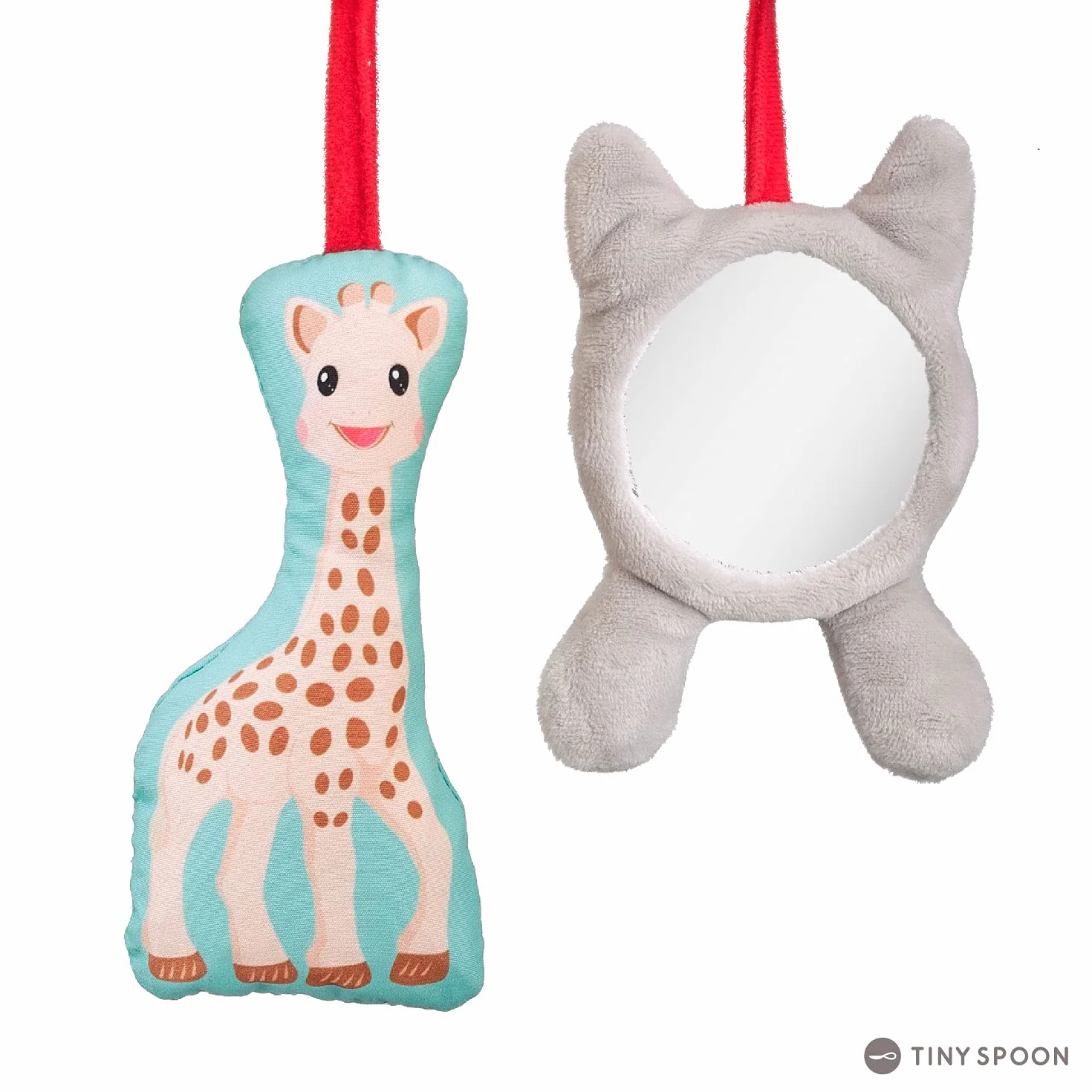 Sophie la Girafe - Abakus spirala zabawka wózek dziecięcy 230831, wielokolorowy, 6 sztuk