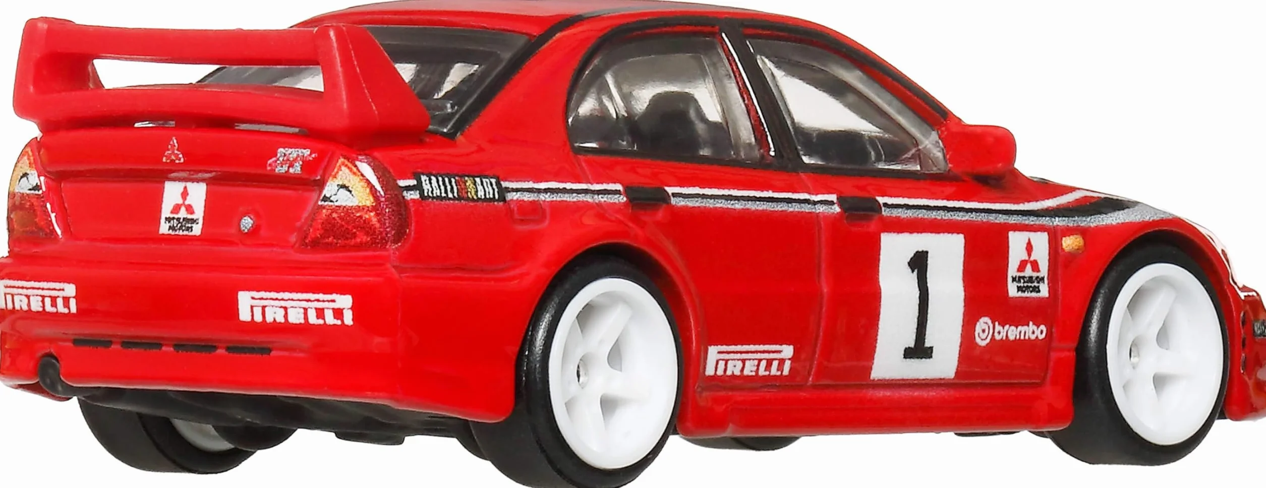 Hot Wheels Premium Car Culture Kultowe auta Samochodzik Mitsubishi Lancer Evolution VI, metalowe auto w skali 1:64, opony Real Riders, samochód zabawka dla dzieci 3+ i kolekcjonerów, JKF19