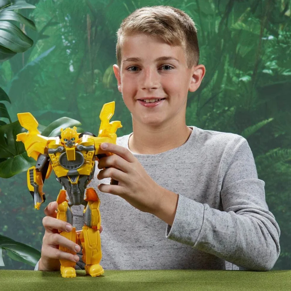 Transformers Toys Rise of the Beasts Film Bumblebee maska konwertująca 2 w 1, dla dzieci w wieku od 6 lat, 22,5 cm