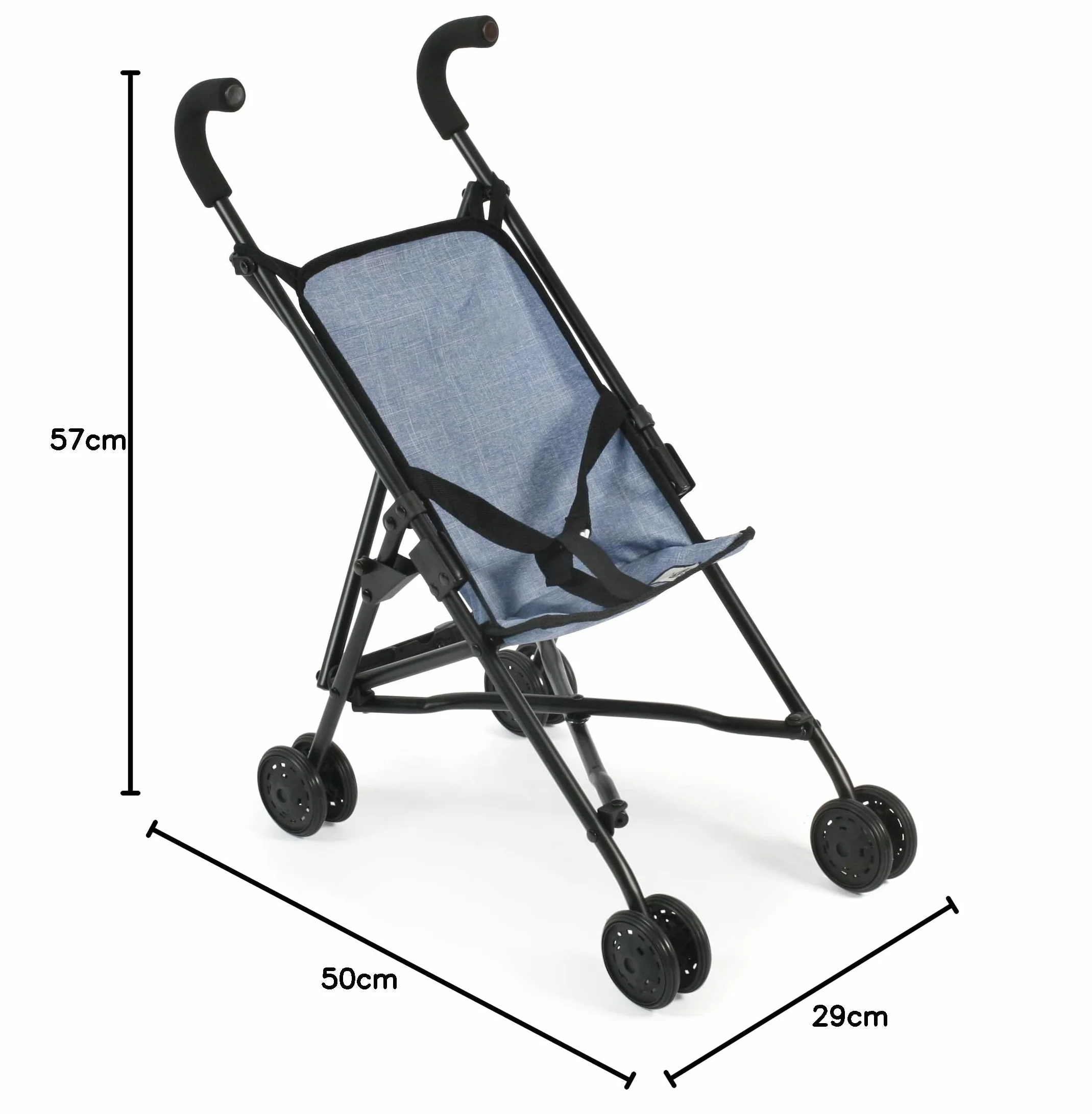 Bayer Chic 2000 Wózek, Niebieski, do 52 cm