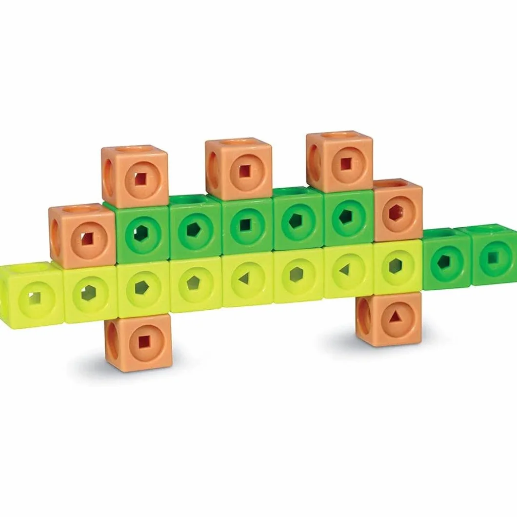 Learning Resources MathLink Kostki Dino Czas Wczesne Matematyka 115-Kawałek Aktywność Zestaw
