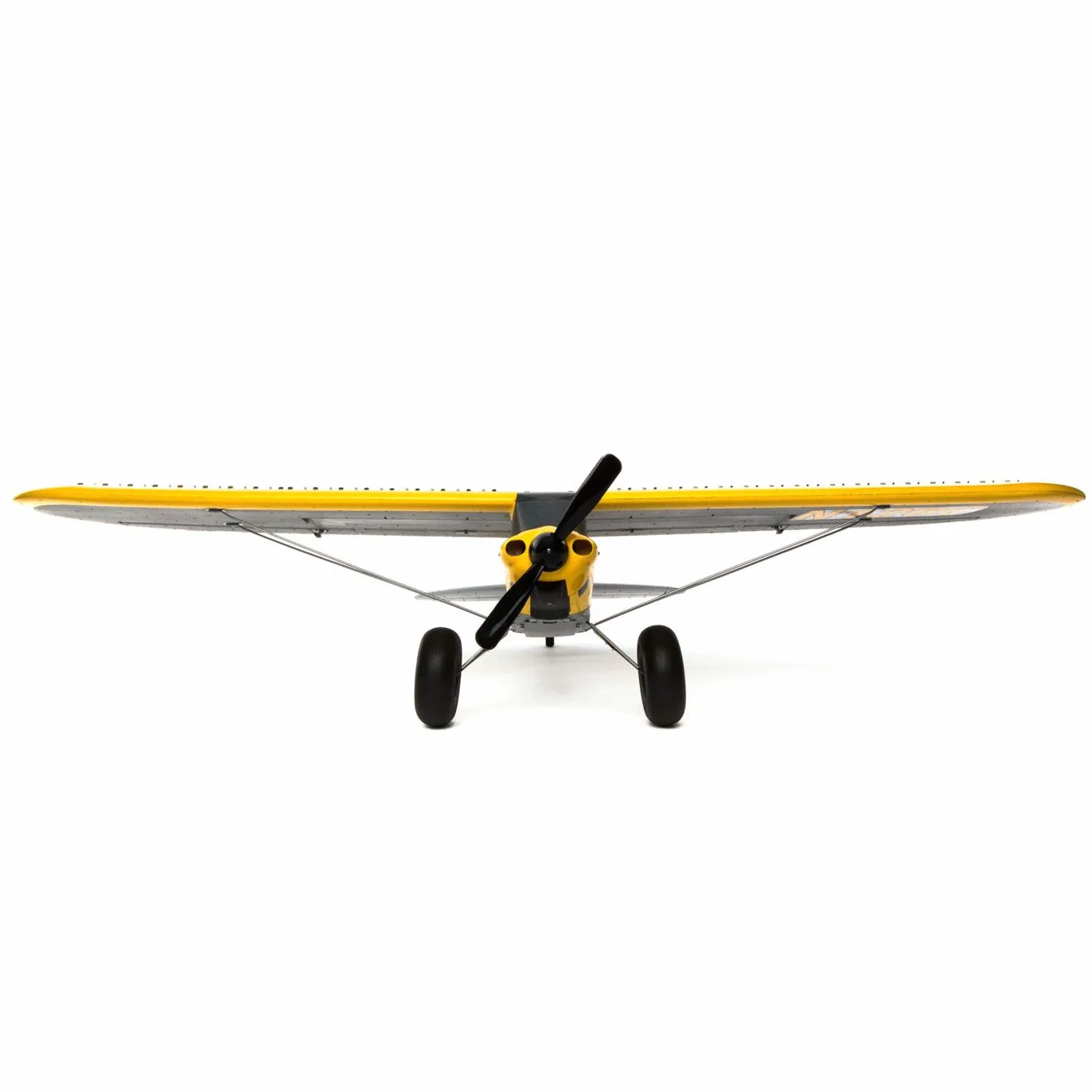 HobbyZone RC samolot Carbon Cub S 2 1,3 m BNF Basic (nadajnik, akumulator i ładowarka nie wchodzą w zakres dostawy) z sejfem, HBZ32500, żółty