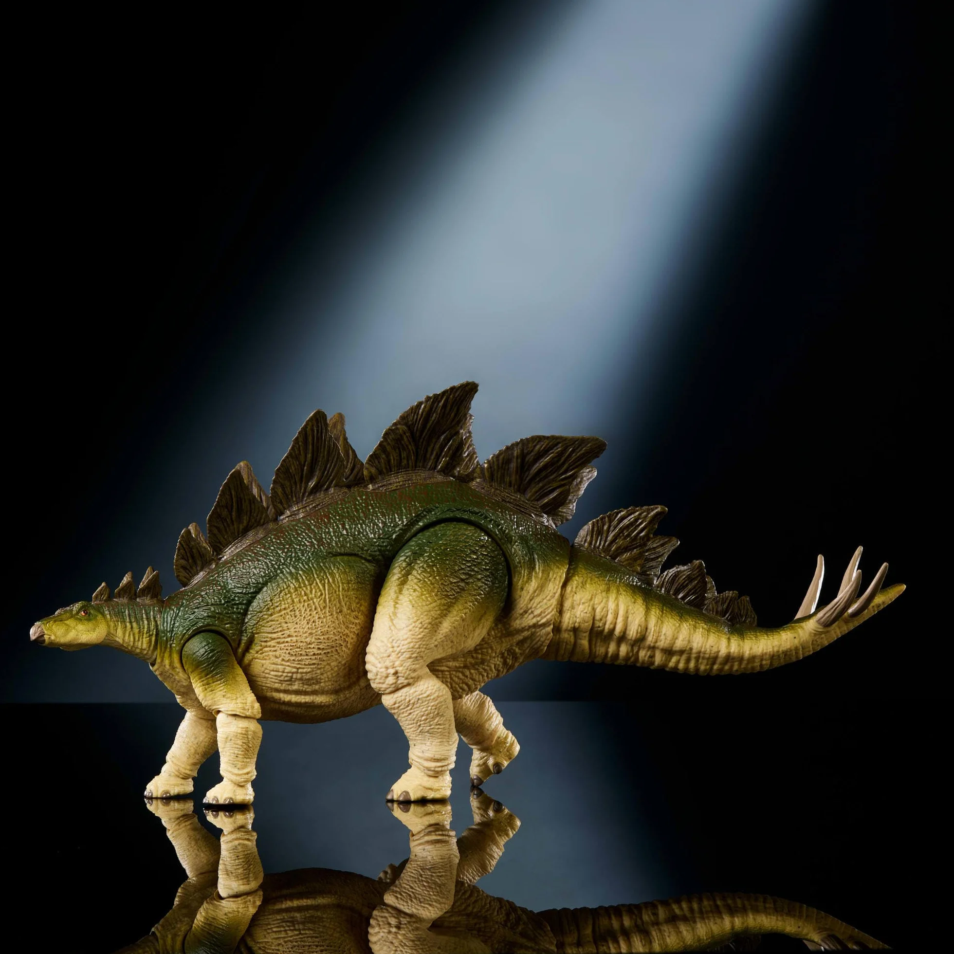 Mattel Jurassic World Kolekcja Hammonda Stegozaur Figurka dinozaura „Zaginiony Świat: Jurassic Park” Duża zabawka mięsożernego dinozaura, usztywniany ogon do ustawiania w różnych pozach, JCH08
