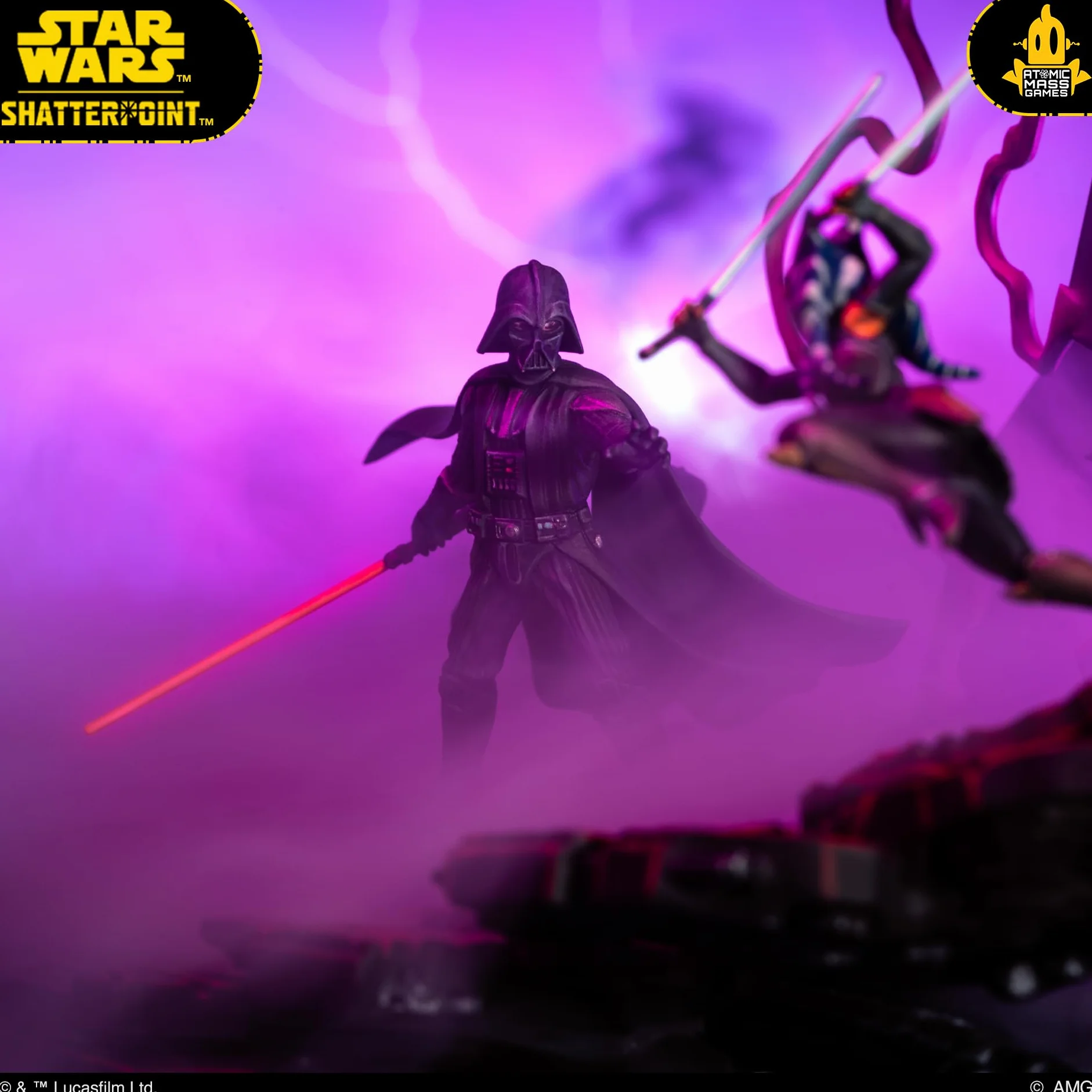 Atomic Mass Games Star Wars Shatterpoint I Am No Jedi Duel Pack Miniatures Expansion 2 Players 90 Minutes