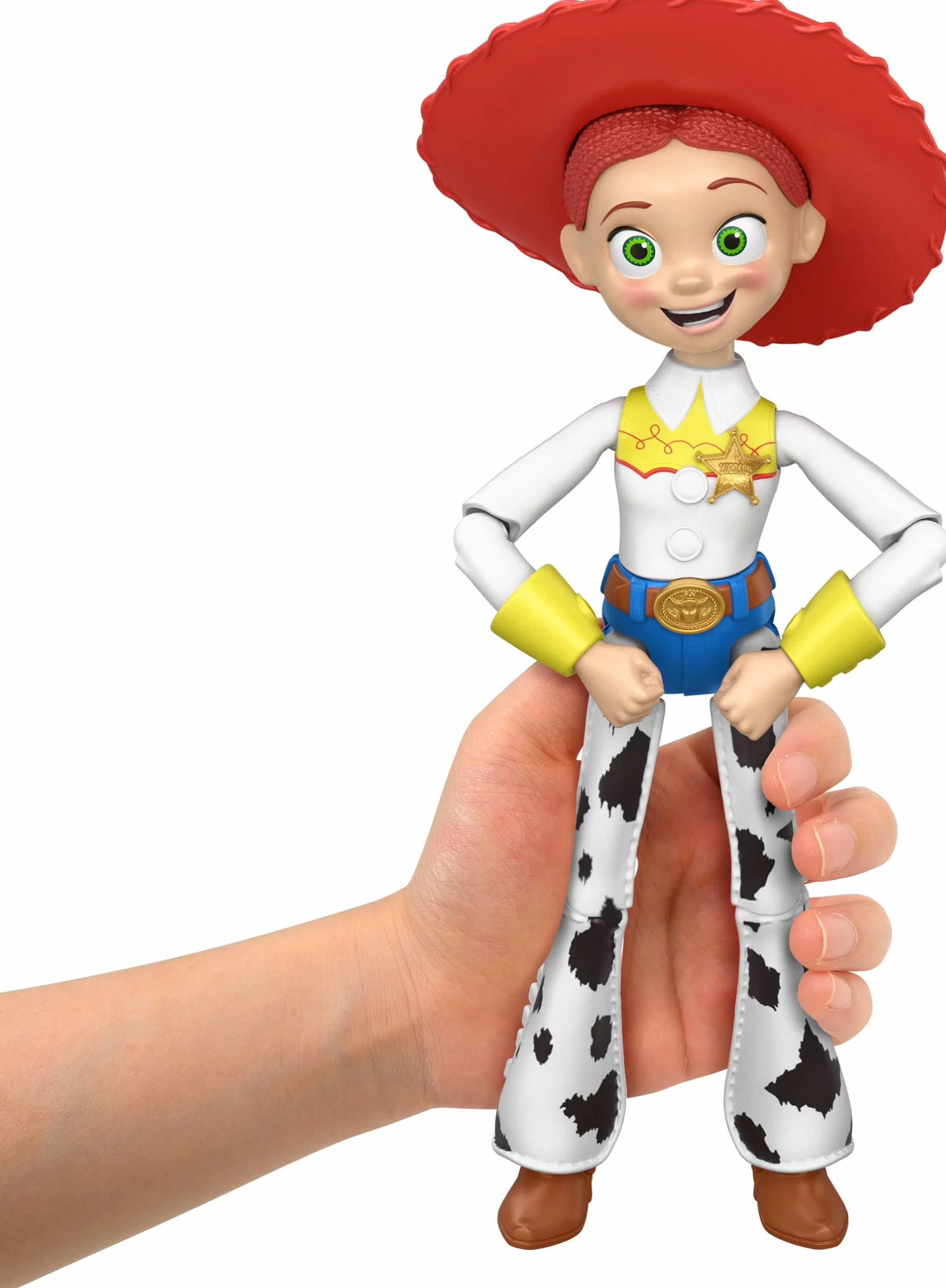 Mattel Disney Pixar Toy Story 5 „Tańcząca” kowbojka Jessie Figurka z funkcją (ok. 30 cm), 12 punktów ruchu, filmowy wygląd, zabawka dla dzieci 3+, JKV40