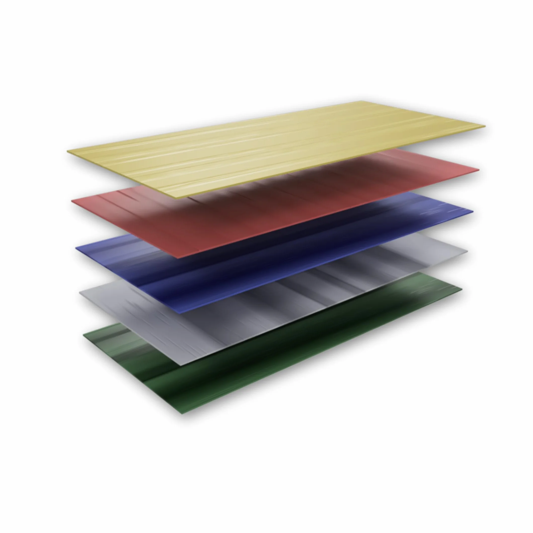 Creskate - Kolorowe płyty MDF Fingerboard - 6 desek, drewno