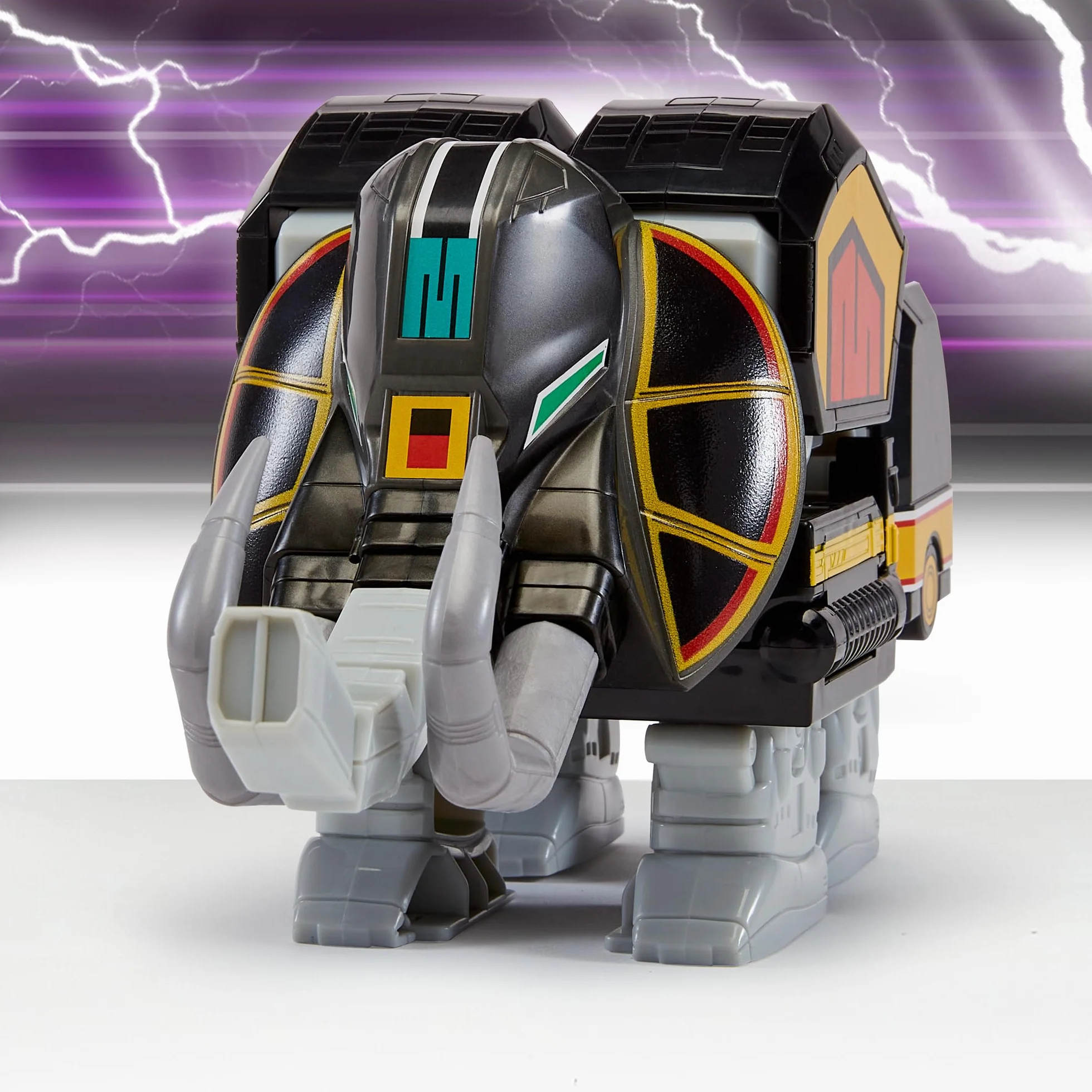 Power Rangers - Kolekcja Megazord, przegubowe Zords, Figurka, 20 cm, model Mastodon Dinozord, dla dzieci od 4 lat, PWG002