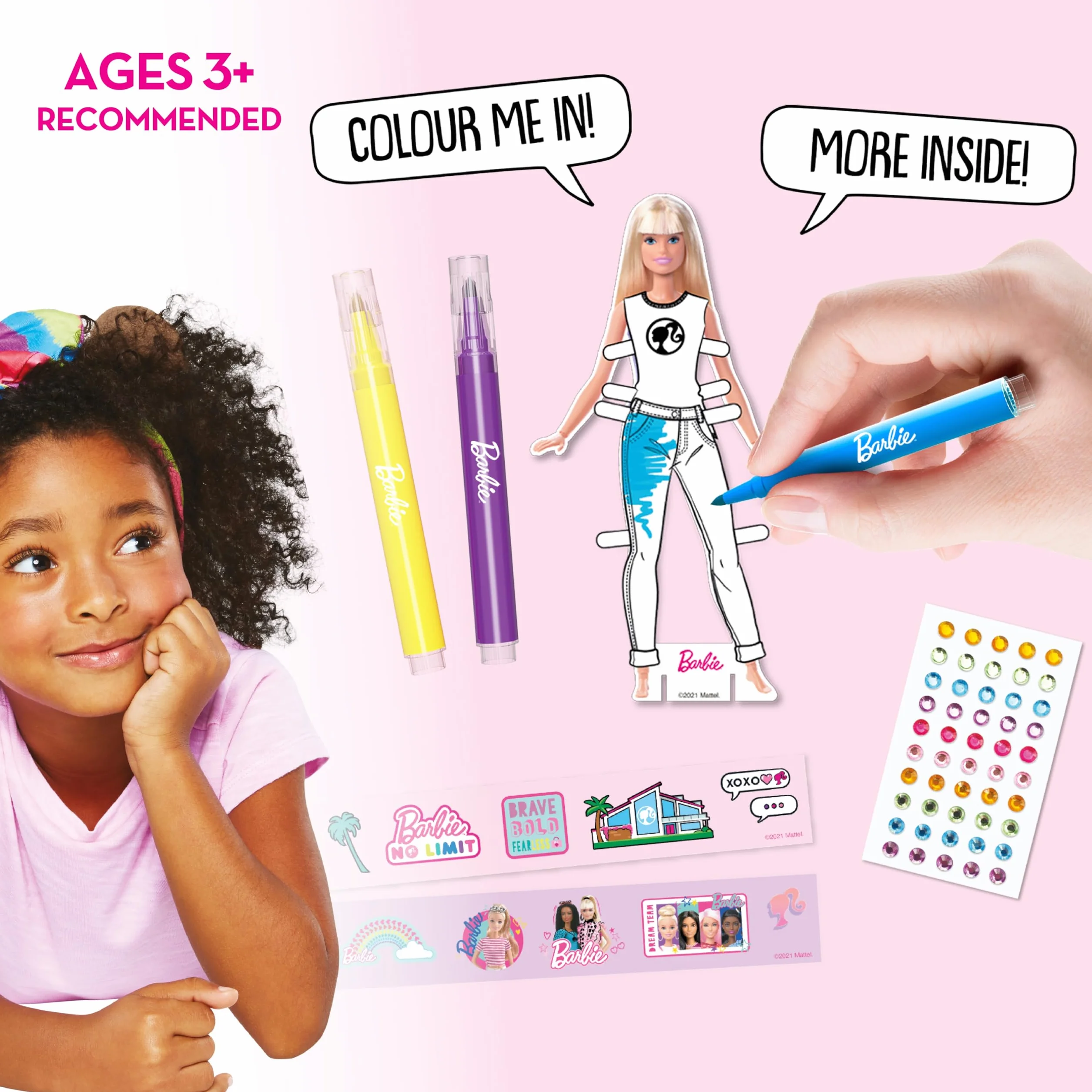 Bladez Toyz Barbie Creative Maker Kitz zestaw do ćwiczeń zderzaka 300 sztuk