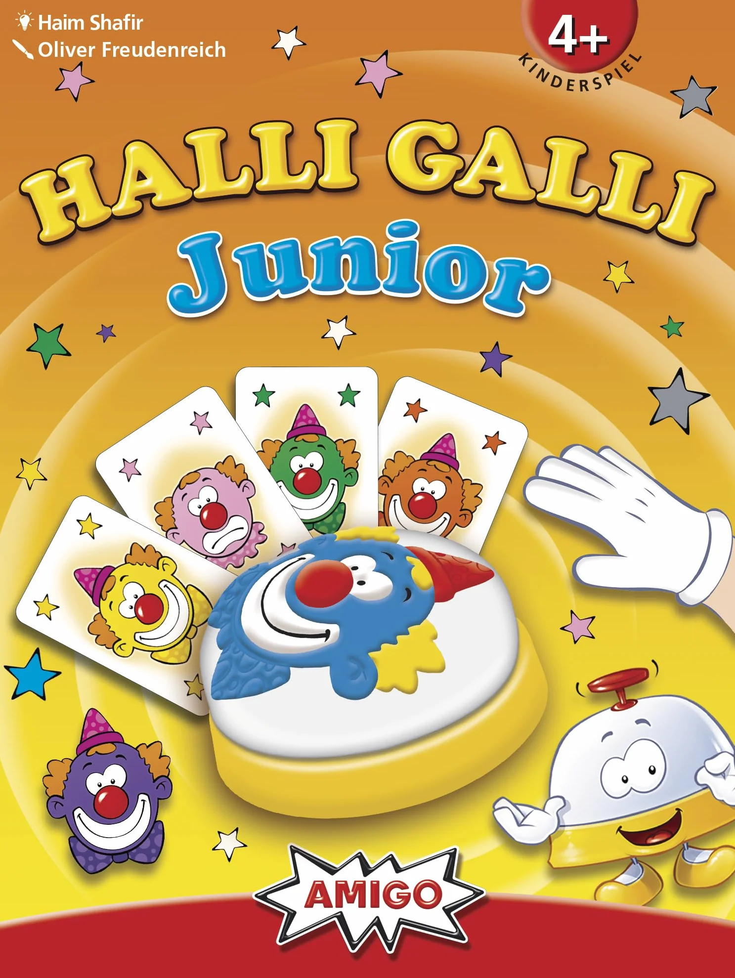 Amigo Halli Galli Junior Gra Karciana, Wielokolorowy, od 4 lat