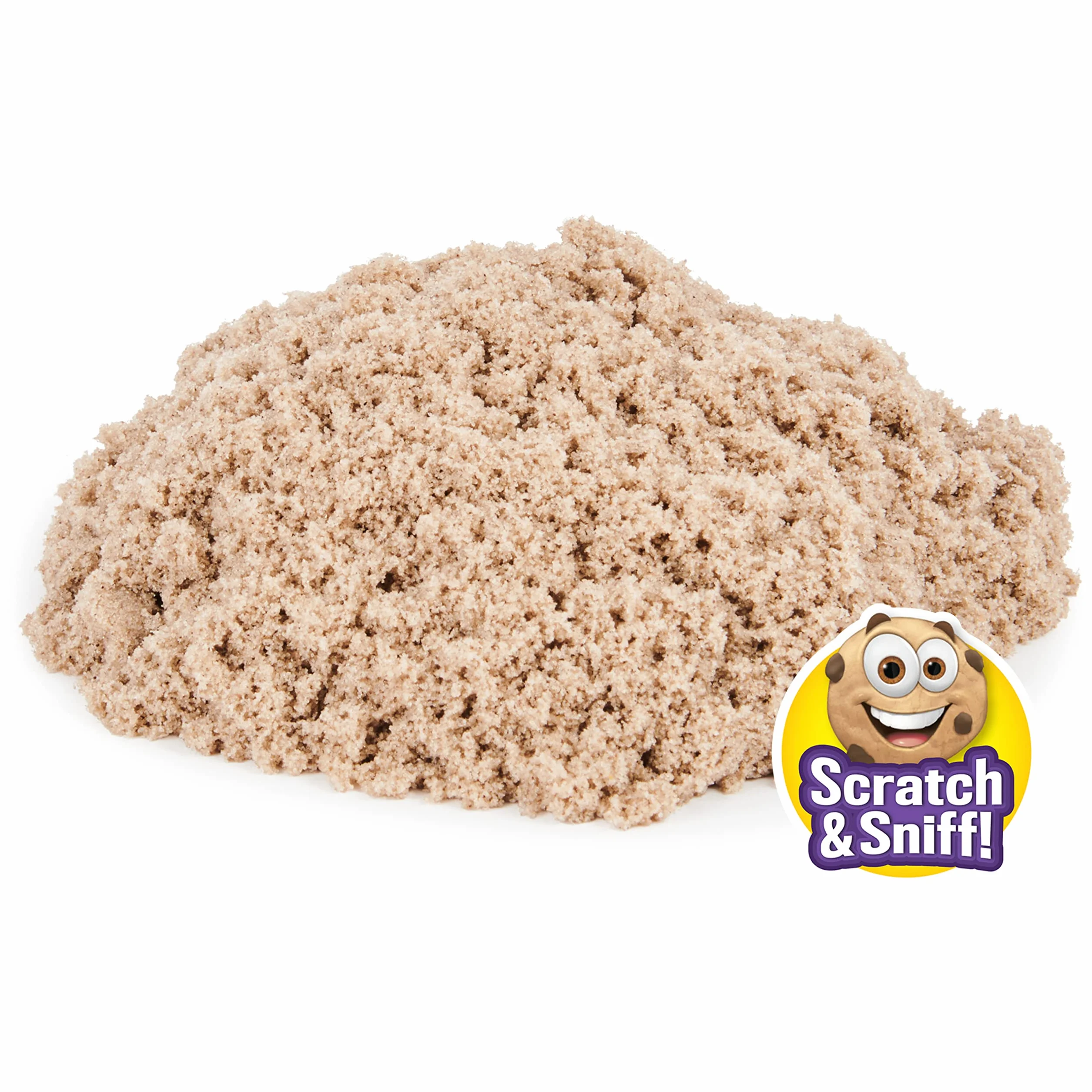 Kinetic Sand 6060010 - Smakowite Zapachy, Piasek Kinetyczny O Zapachu Ciasteczkowym, Bananowym, Arbuzowym I Jagodowym, 4-Pak