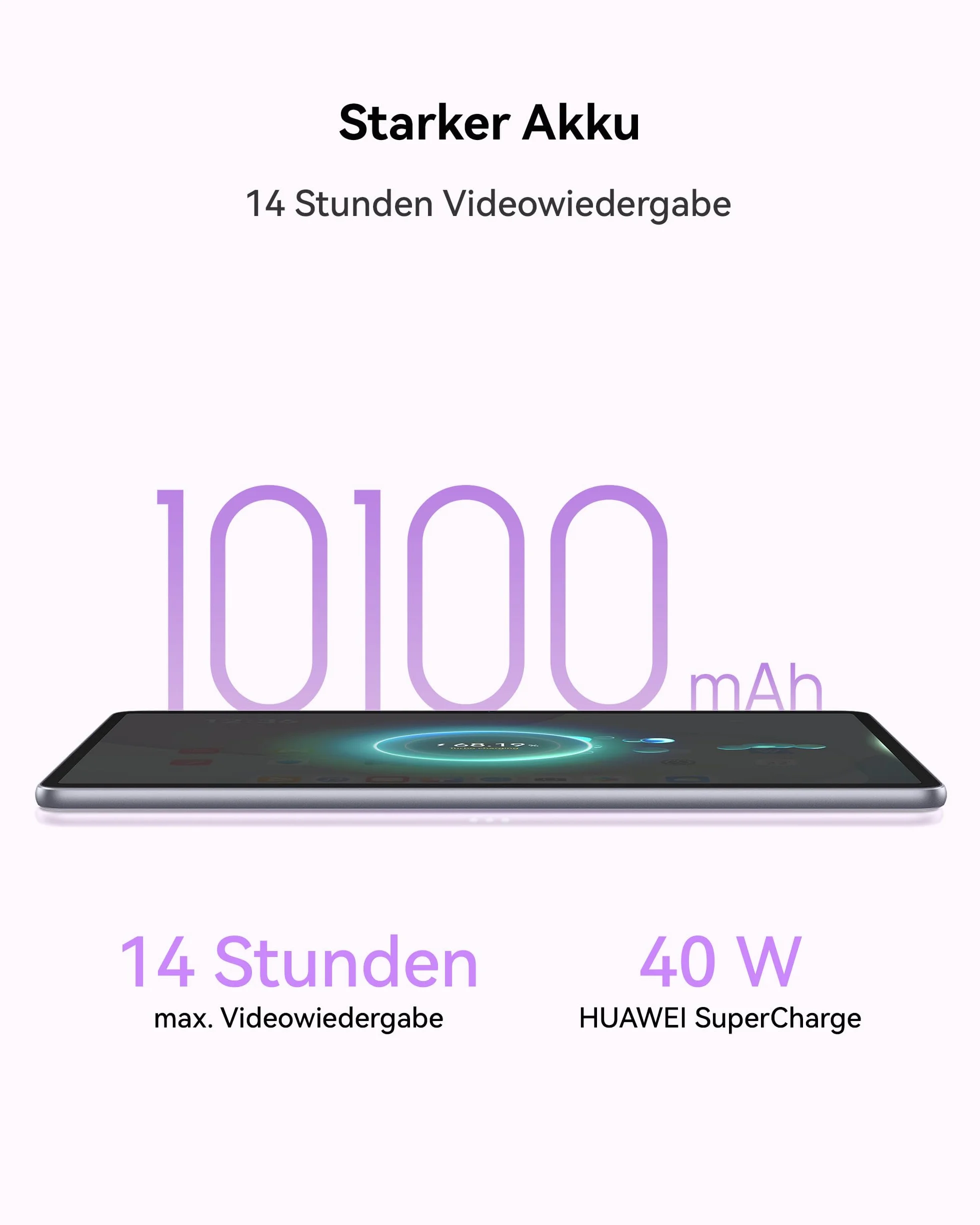 HUAWEI MatePad tablet 11,5" 2025, 2,5 K 120 Hz, 8 + 128 GB, akumulator 10,100 mAh, do 14 godzin odtwarzania wideo, 40 W Supercharge, Wi-Fi 6, cztery głośniki, gry, szary
