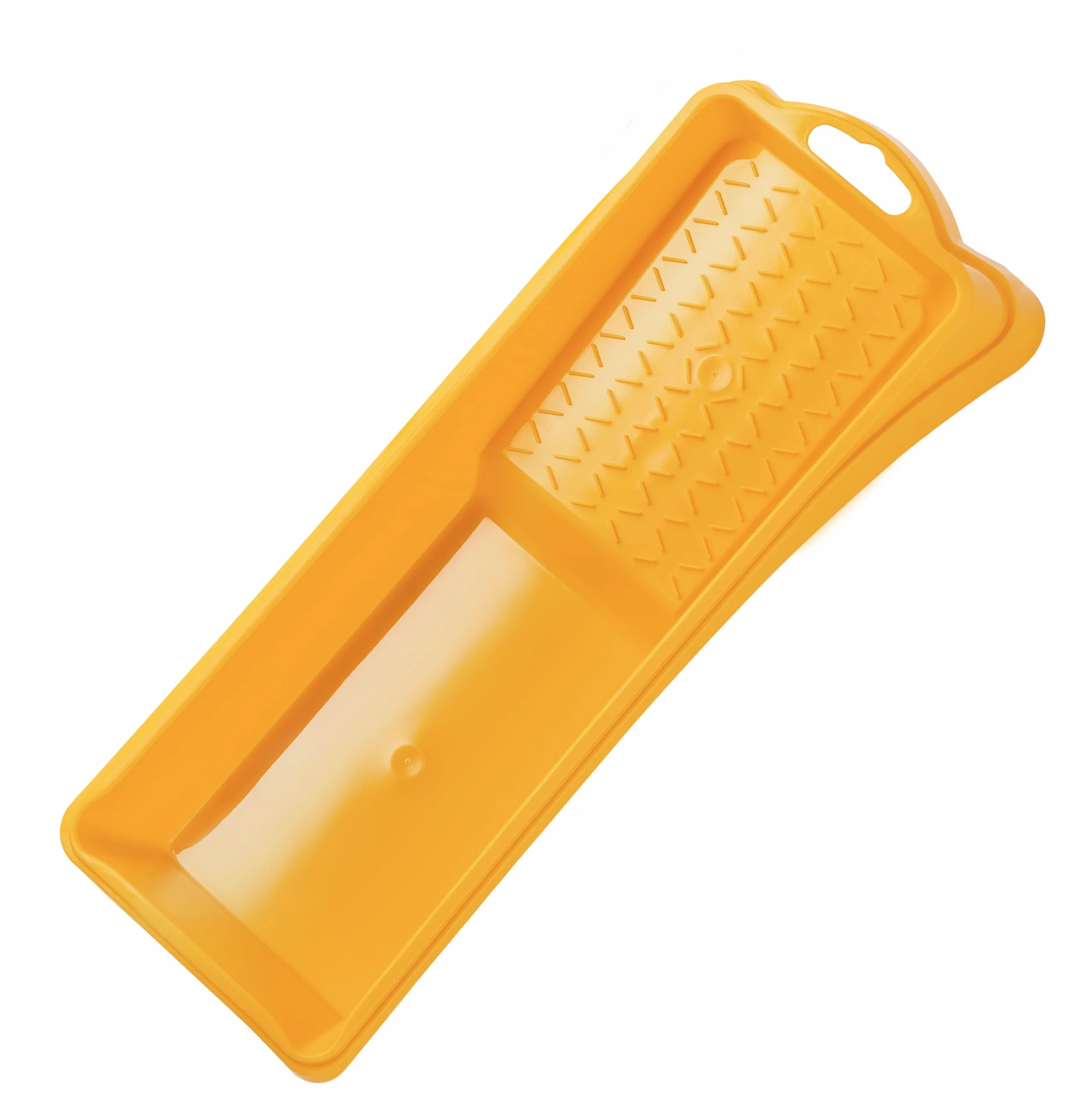 HARDY WORKING TOOLS 10 x tacka na farbę, szerokość 16 cm, długość 30 cm, wanienka lakiernicza do farb ściennych, akcesoria malarskie, tworzywo sztuczne, żółta, A0146-221030, 16 x 30 cm