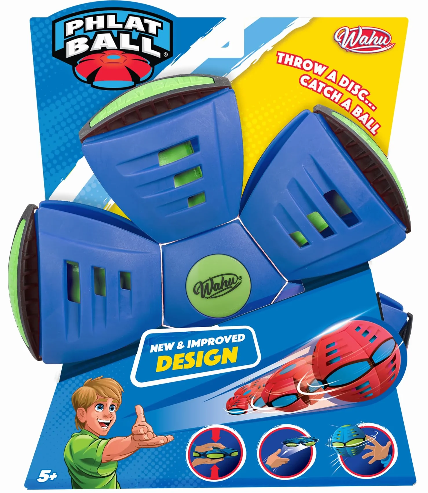 Goliath Phlat Classic V5 Wahu 2 w 1 piłka i frisbee, posortowane kolorystycznie