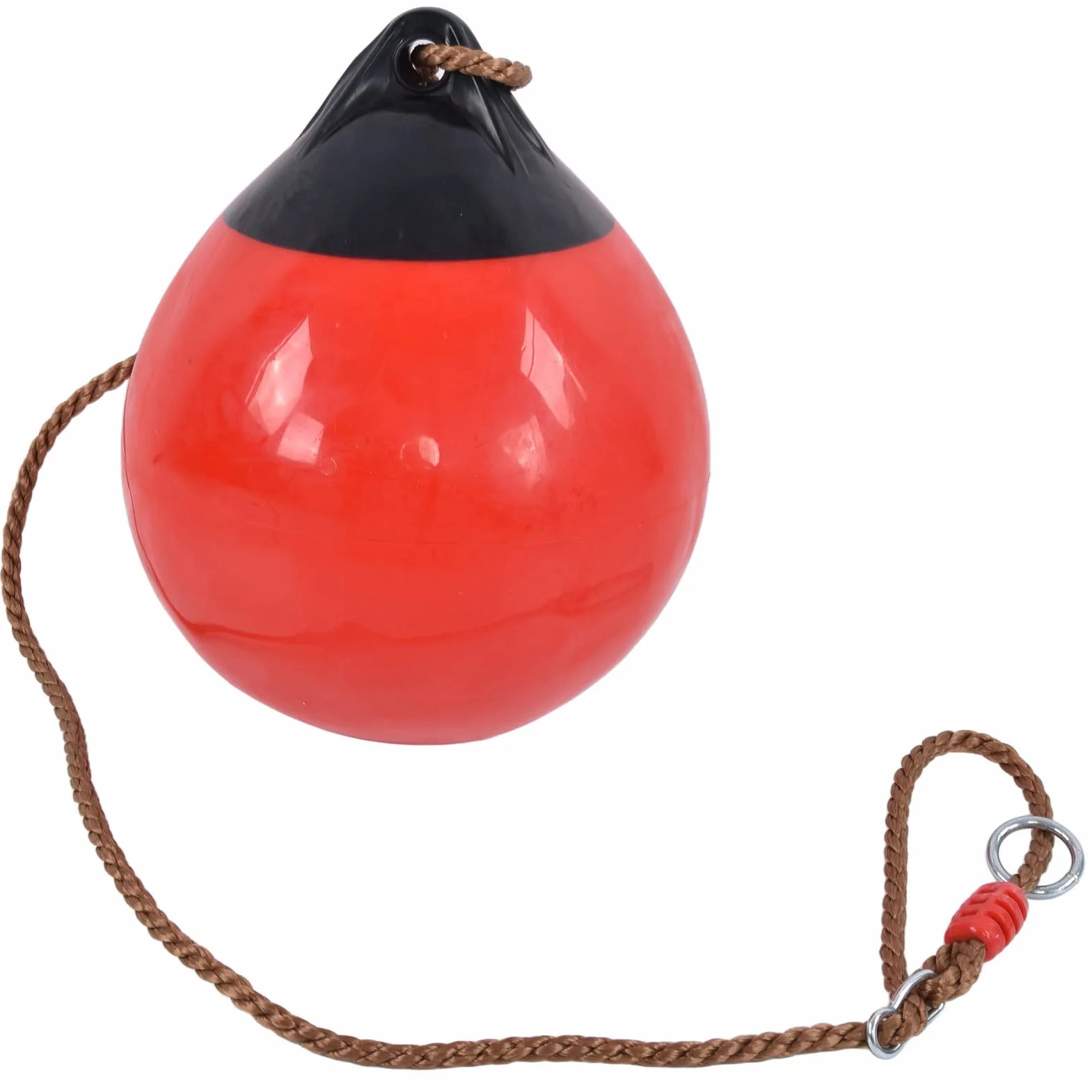 Aufblasbare Ballschaukel, Rot Kleine 11,4 Zoll Durchmesser Ballschaukel Sitz Kunststoff Hochfest für Indoor Outdoor Garden