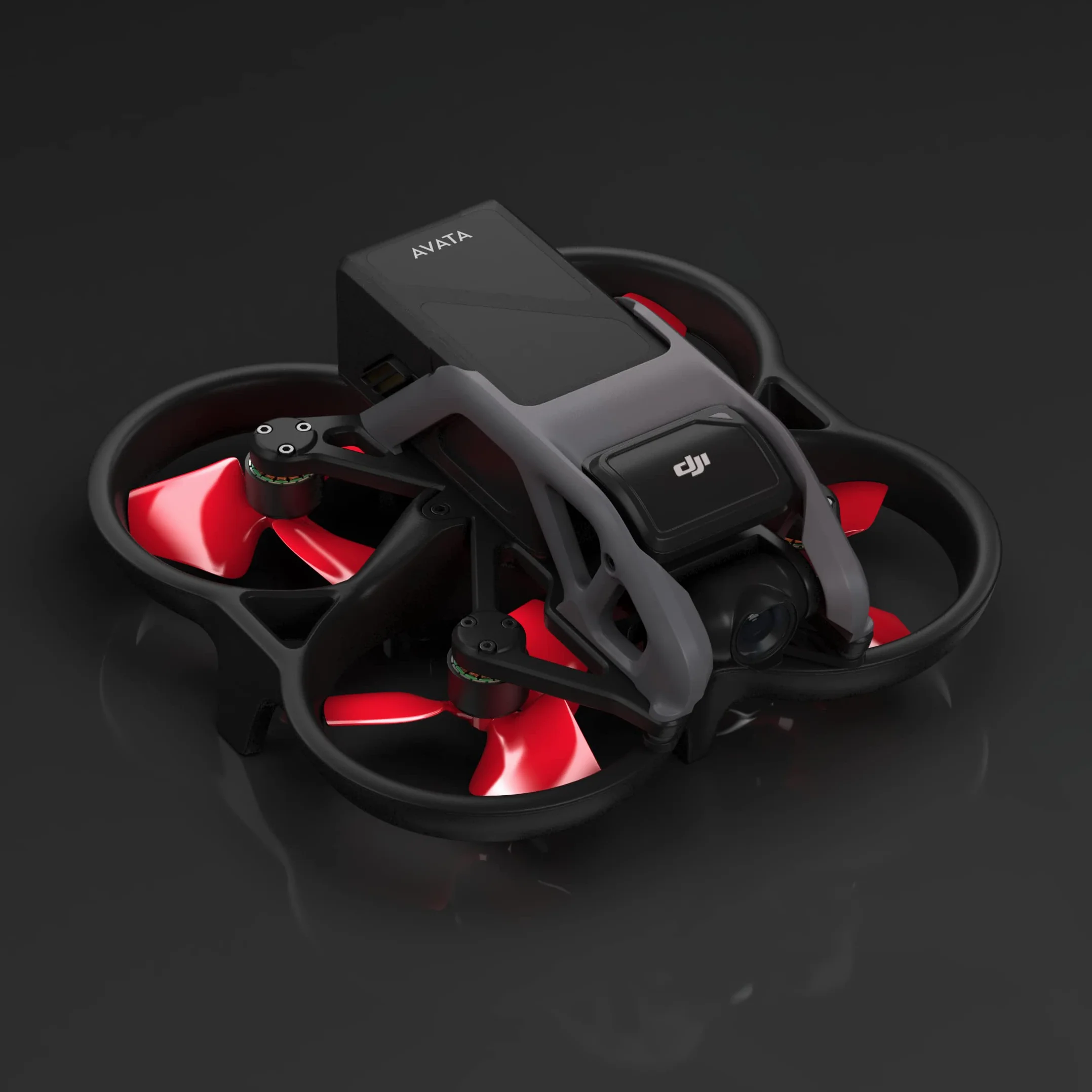 Master Airscrew Śmigła 3-łopatowe Upgrade do DJI Avata - Czerwone, 4 sztuki