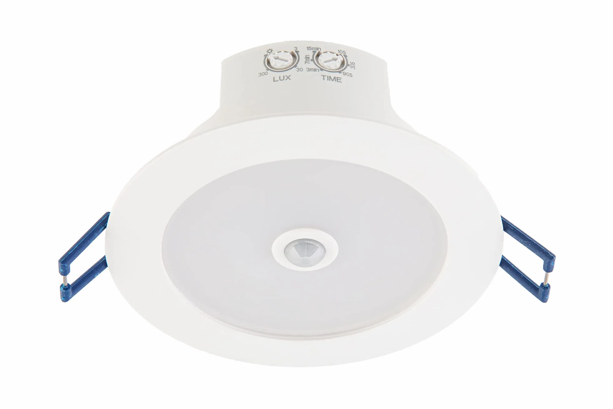 HUBER LED Downlight [6 W 900 lm] z czujnikiem ruchu PIR | podtynkowy czujnik ruchu, reflektor do zabudowy z czujnikiem ruchu