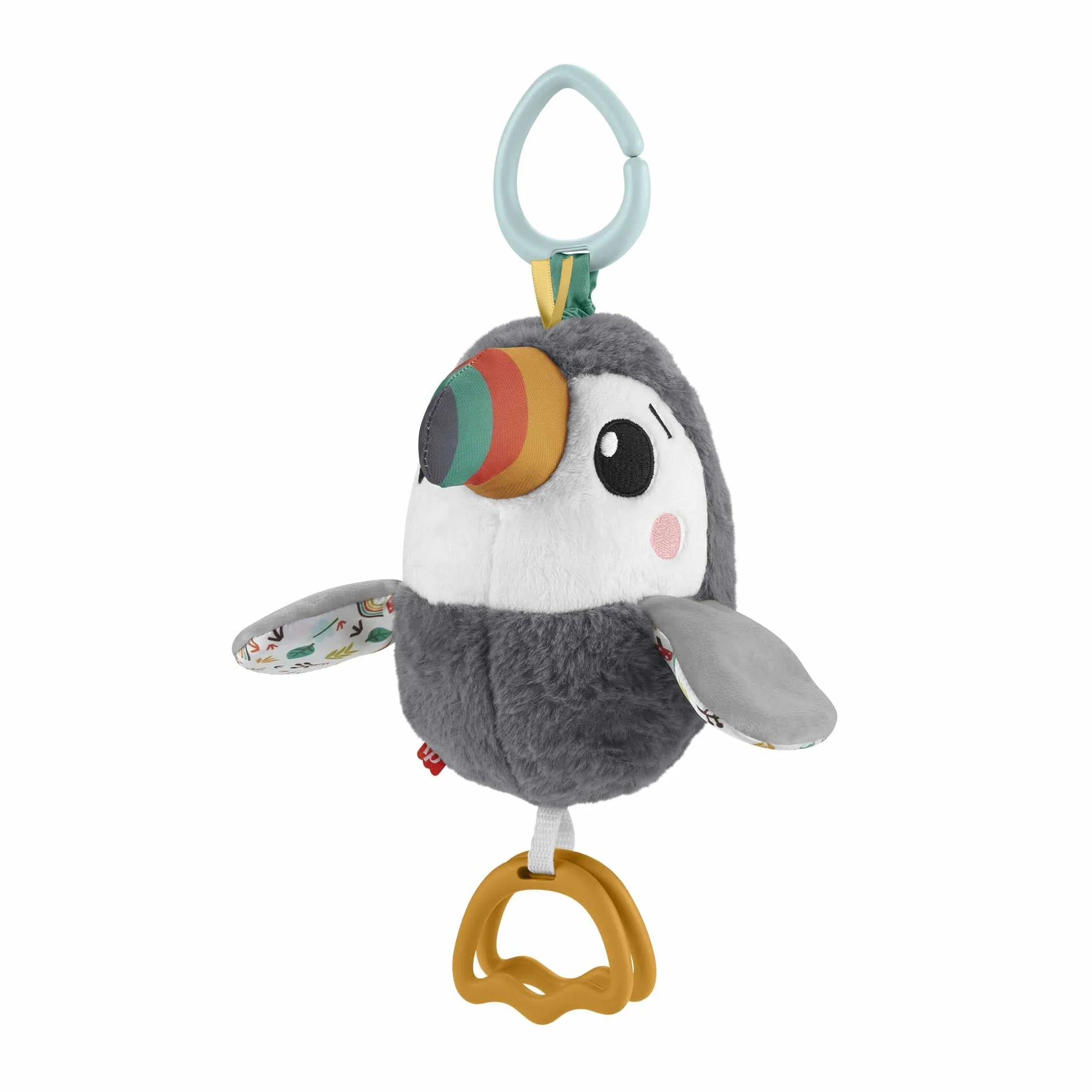 Fisher-Price Trzepoczący Tukan Zawieszka Zabawka sensoryczna do wózka HNX66