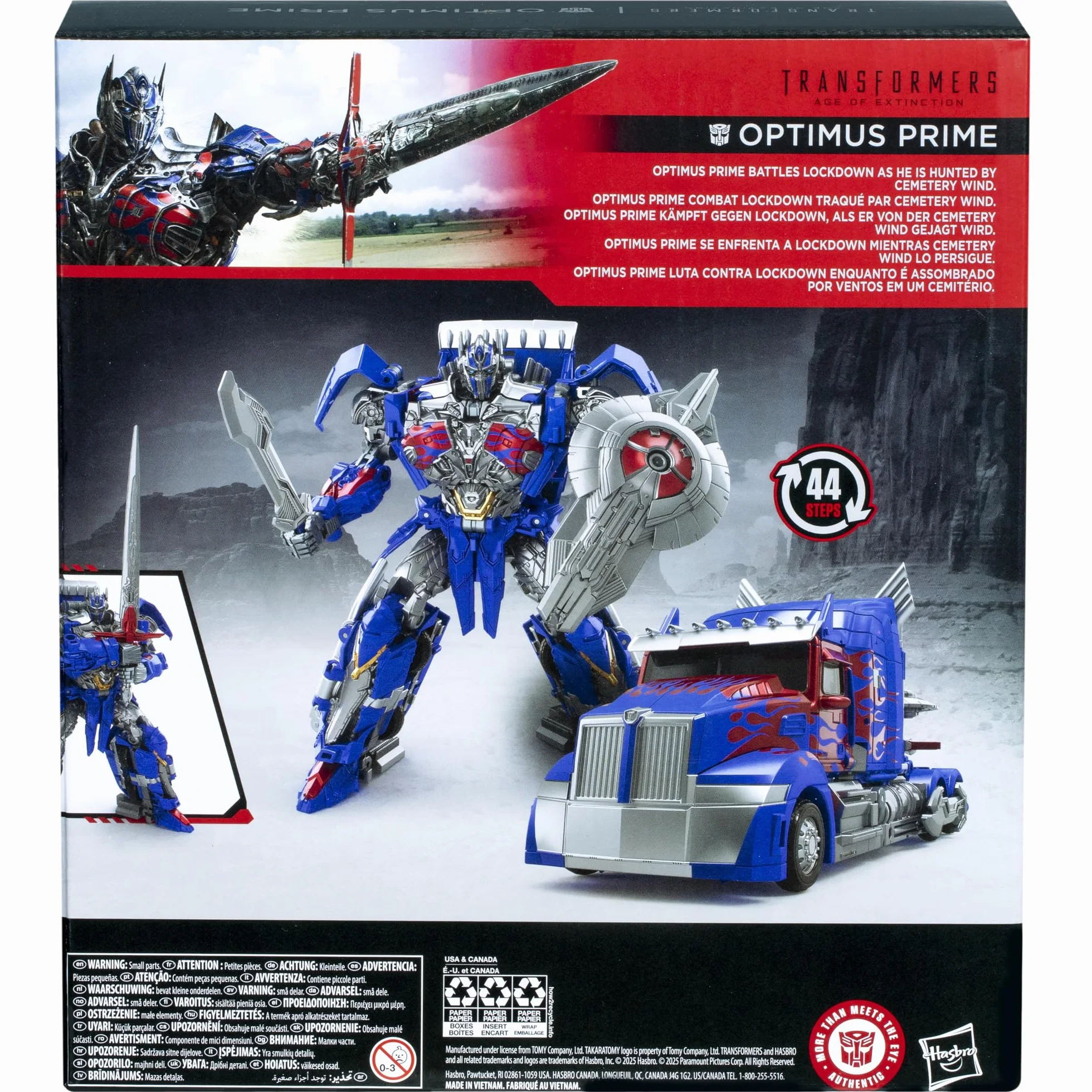 Transformers Studio Series Leader Class Optimus Prime Figurka z Filmu Wiek Zagłady