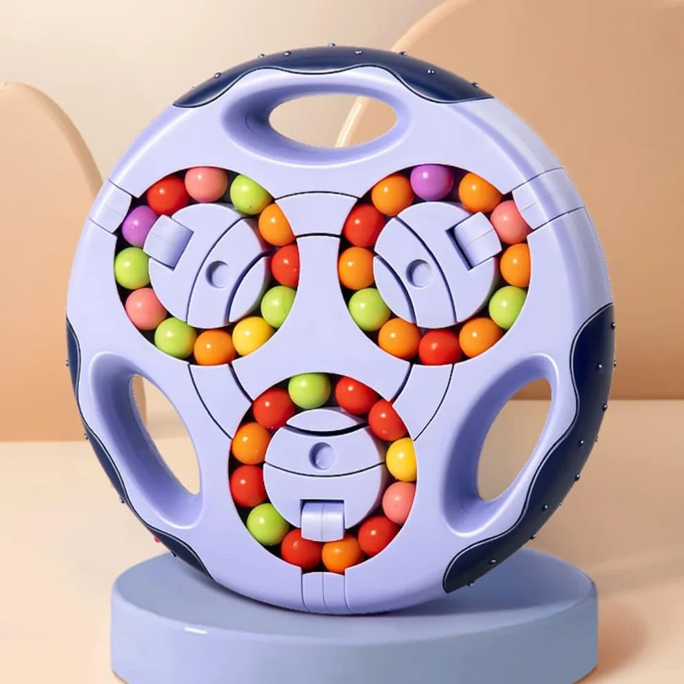Finger Cube Obracające Magiczne Fasolki IQ Gra Obracająca się Kostka palca Magiczna Fasola Obracająca się Kostka Magiczna Fasola