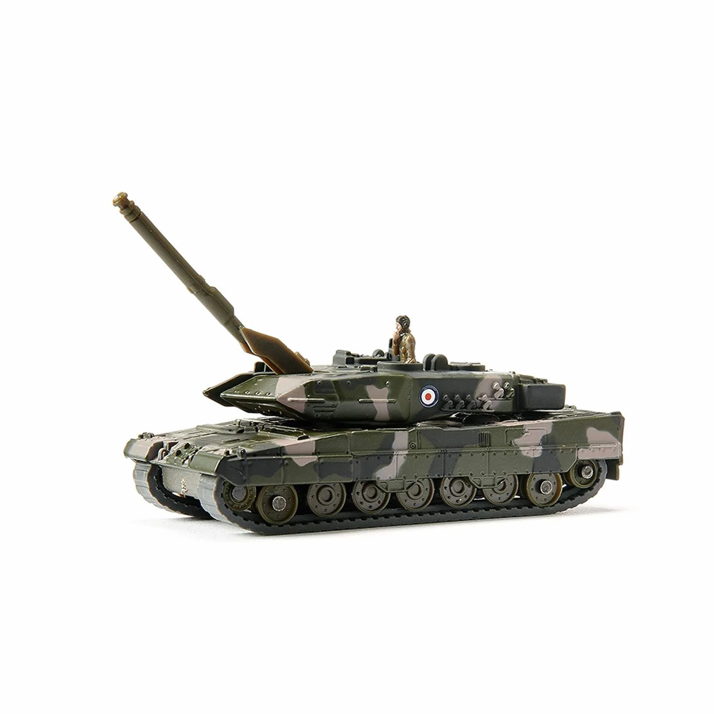 Siku 1872, Ciężarówka z czołgiem, Metal,Tworzywo sztuczne, 1:87, Odczepiana przyczepa, Zestaw naklejek, Zielony