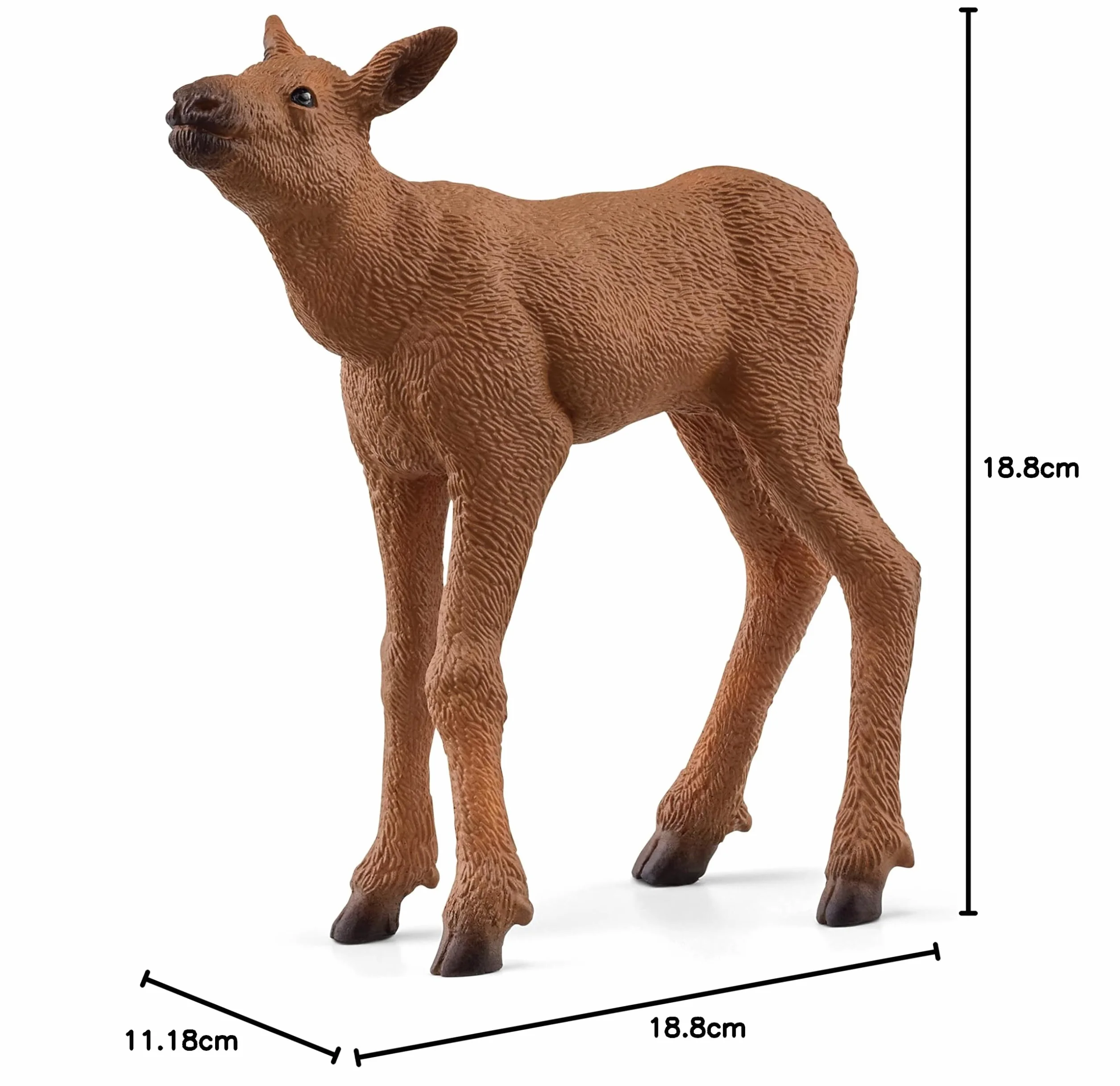 schleich 42629 Cielę łosia , od 3 lat, WILD LIFE - Zestaw do zabawy, 3 kawałki