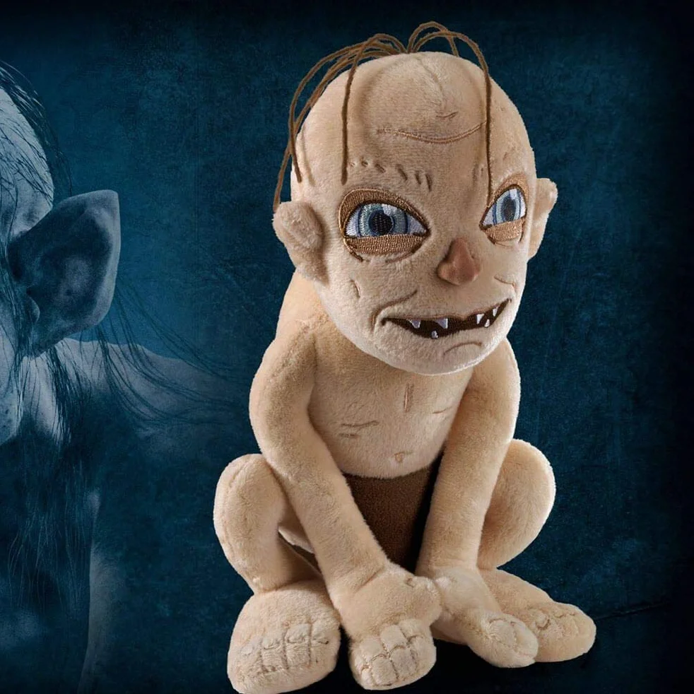 The Noble Collection LotR Gollum pluszowy - oficjalnie licencjonowany 9 cali (23 cm) Władca Pierścieni Pluszowa zabawka Lalki Prezenty