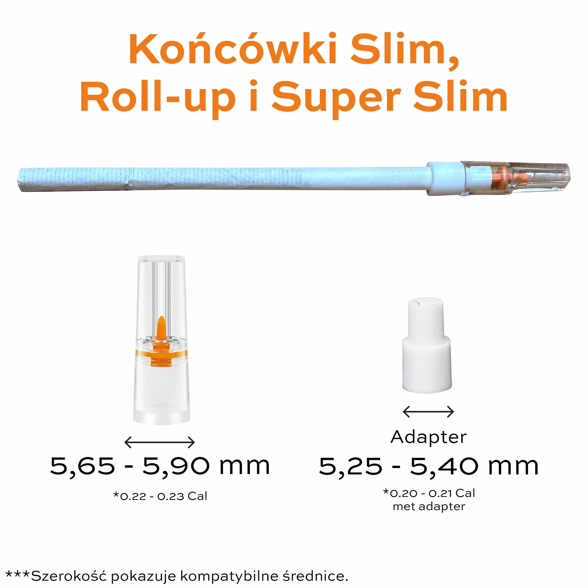 Paffright Slim 540+60 filtrów do papierosów, filtr antysmolisty, plastikowy filtr 5,25 mm - 6 mm, ustnik do papierosów slim