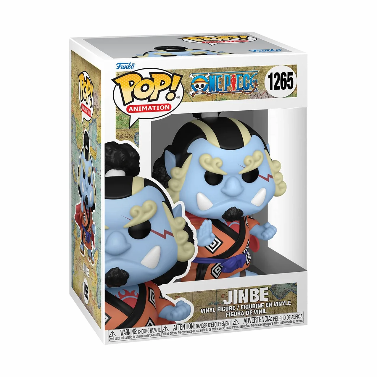 Funko POP! Animation: One Piece - Jinbe With Chase - Kolekcjonerska figurka winylowa - Pomysł na prezent - Oficjalny towar - Zabawki dla dzieci i dorosłych - Fani anime