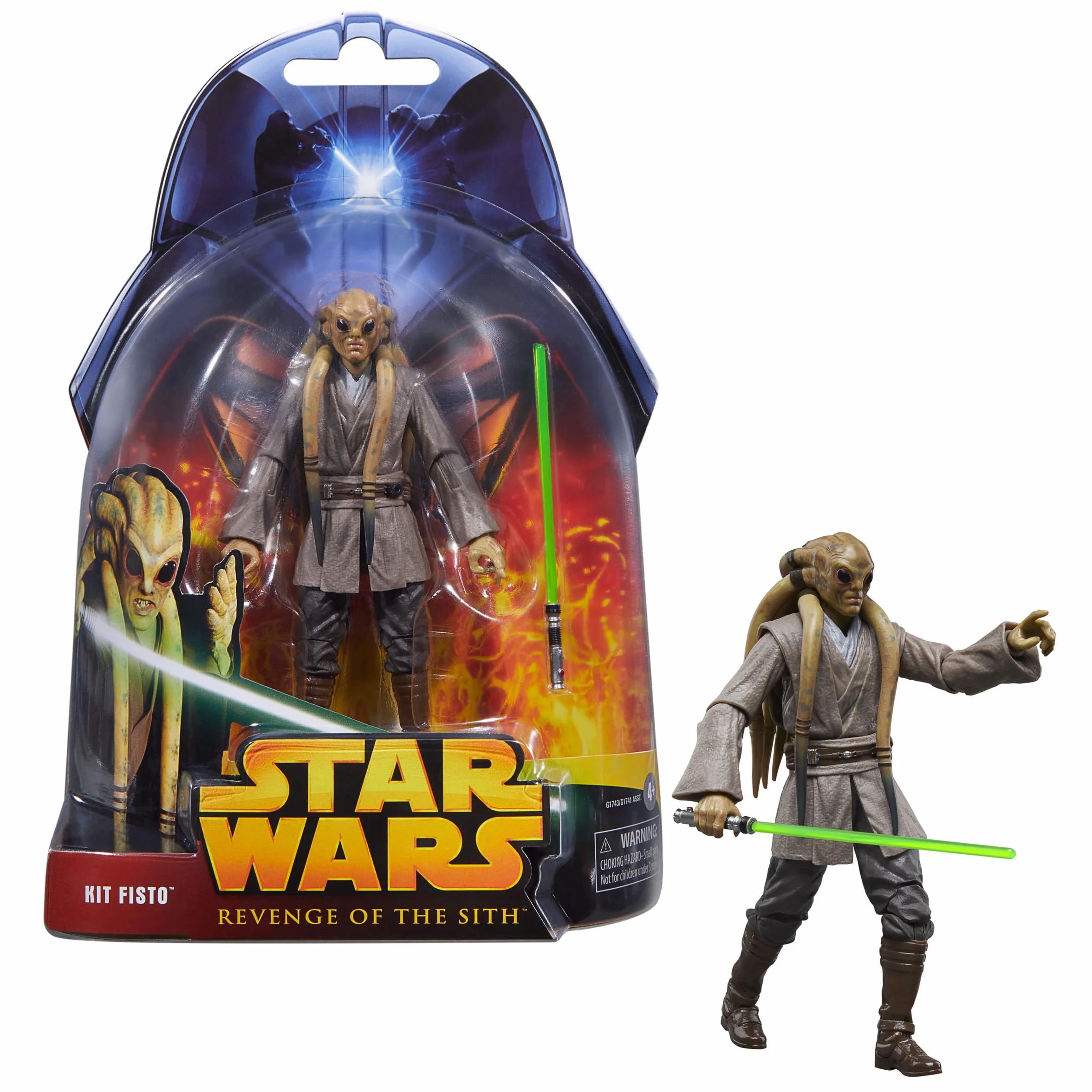 Hasbro Star Wars Black Series Kit Fisto 15 cm Figurka Kolekcjonerska Zemsta Sithów 20. Rocznica