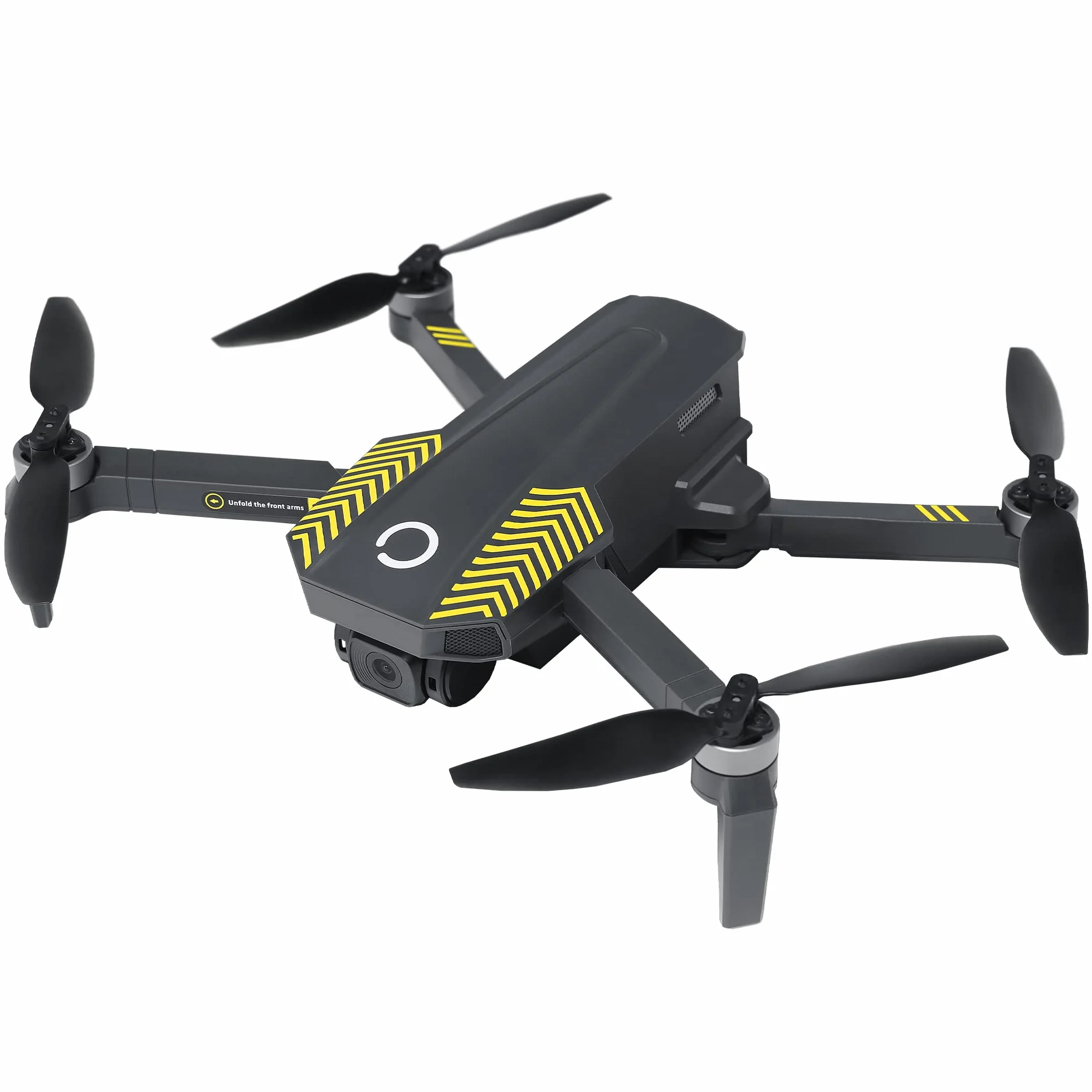 Lionelo Overmax X-Bee 9.5 Fold Dron, Czarny/Żółty, 1820 mAh