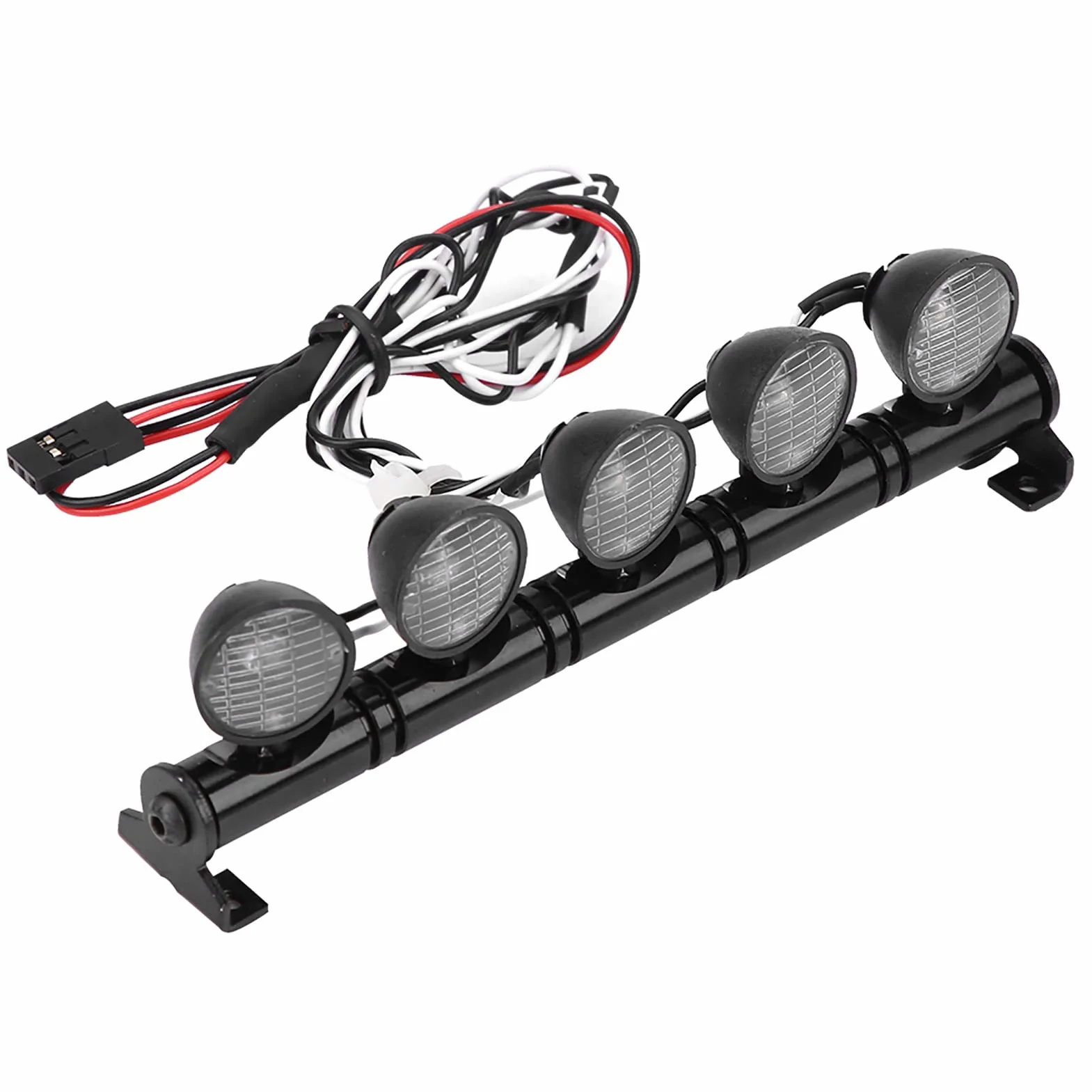 Wpl B16 B36 Metalowa Listwa świetlna LED 5 Diod Reflektor Akcesoryjny dla Axail Scx10 RC Samochód 1/10