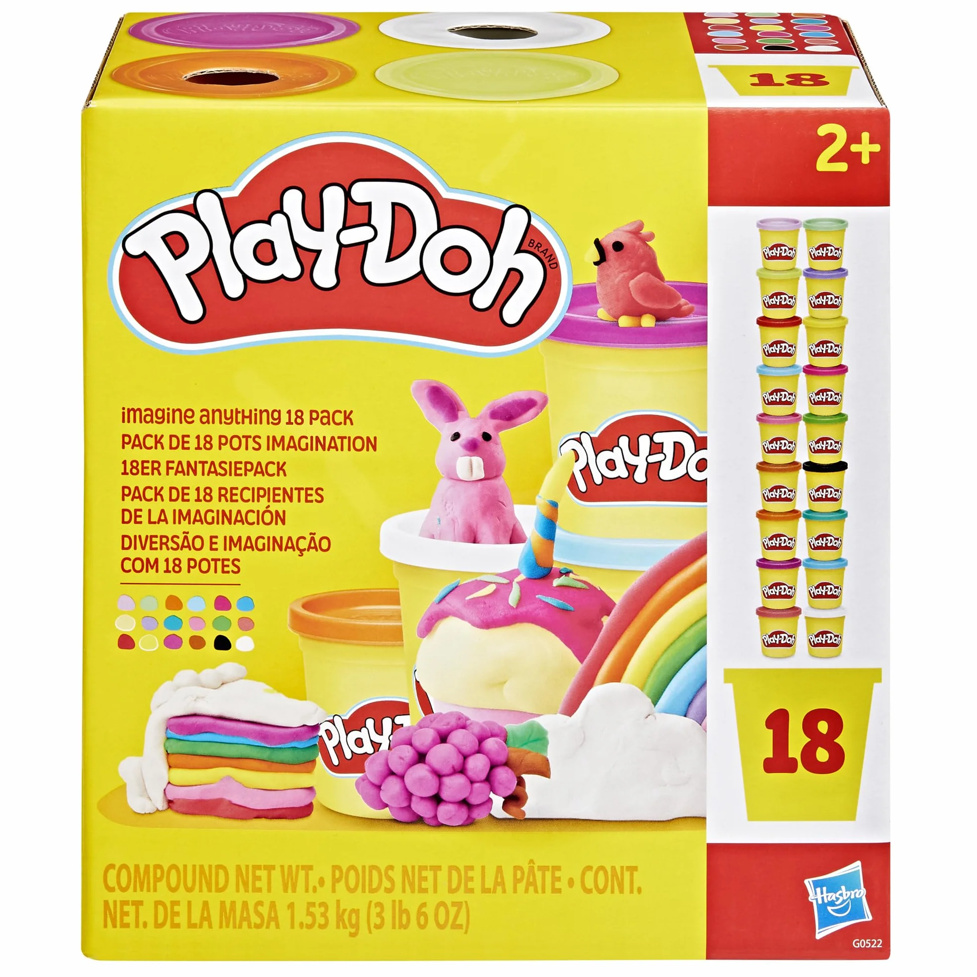 Zestaw 18 tub Nieograniczona wyobraźnia Play-Doh